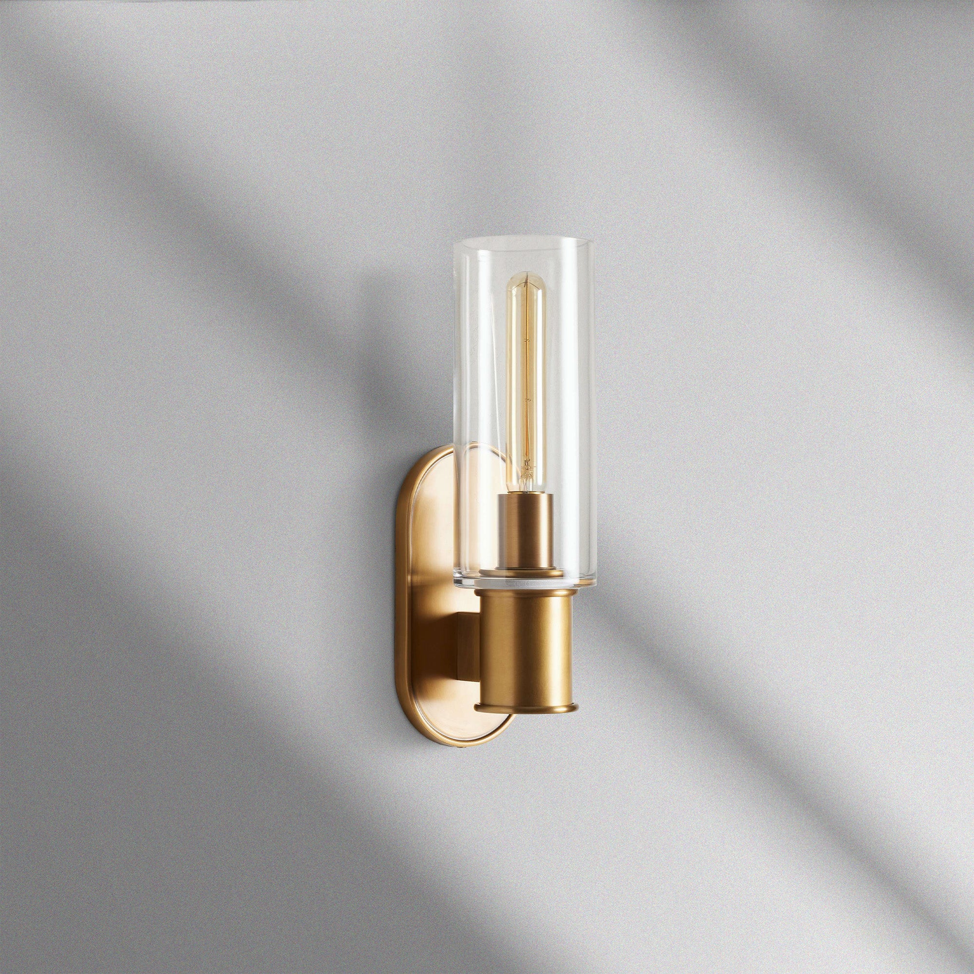 Harlin Clear Glass Wall Sconce