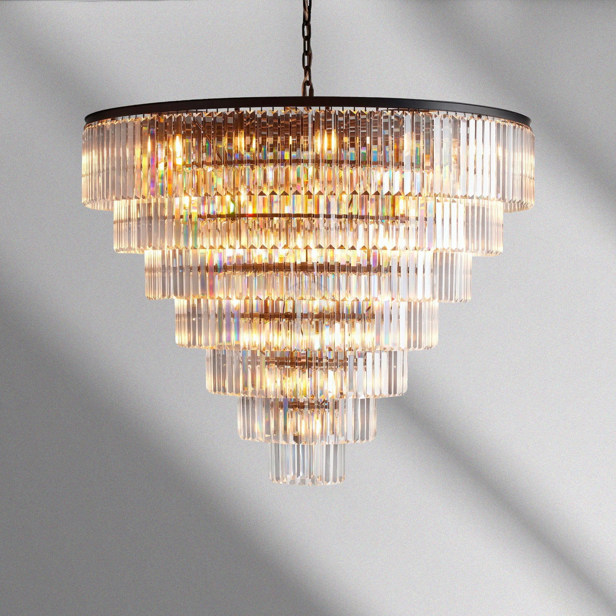 Leyland Tiered Round Chandelier