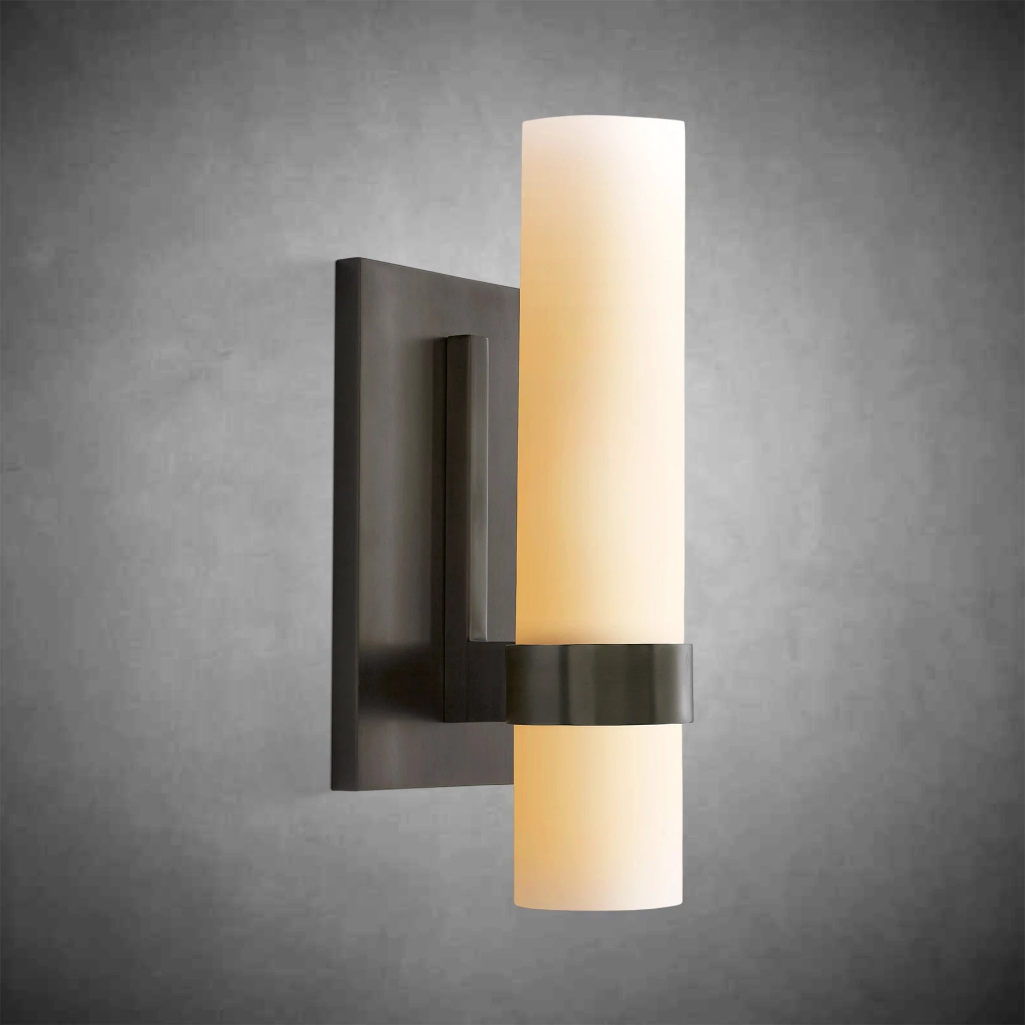 Ravel Milk Glass Sconce