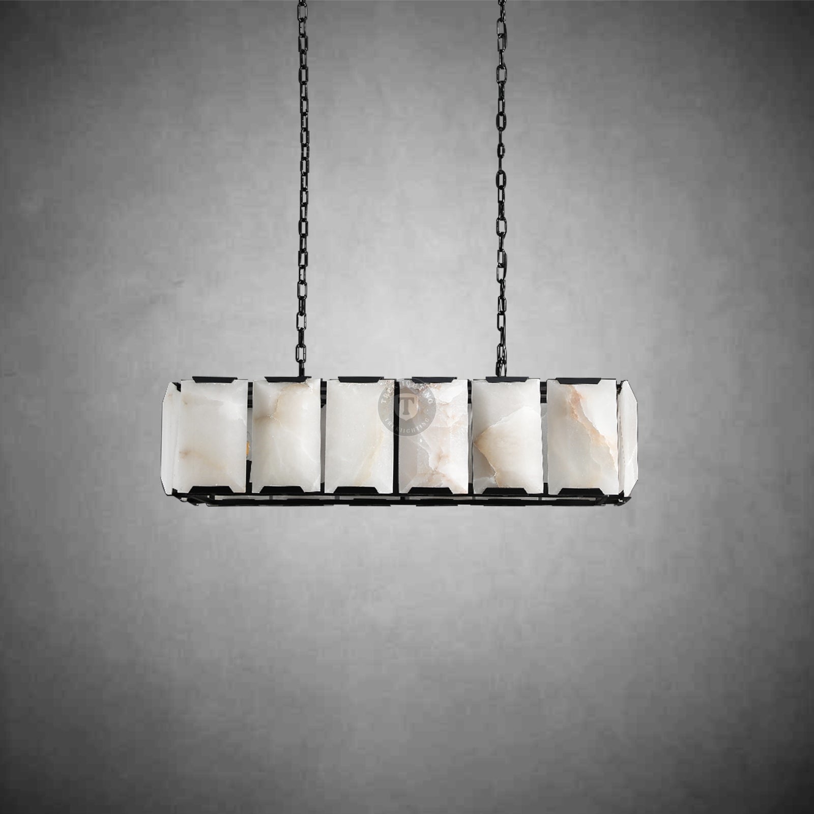 Harley Calcite Rectangular Chandelier