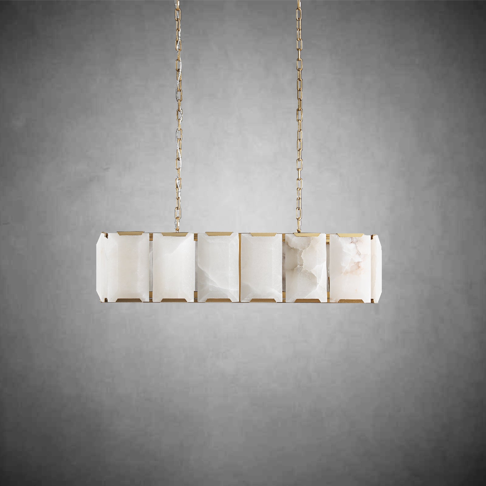Harley Calcite Rectangular Chandelier
