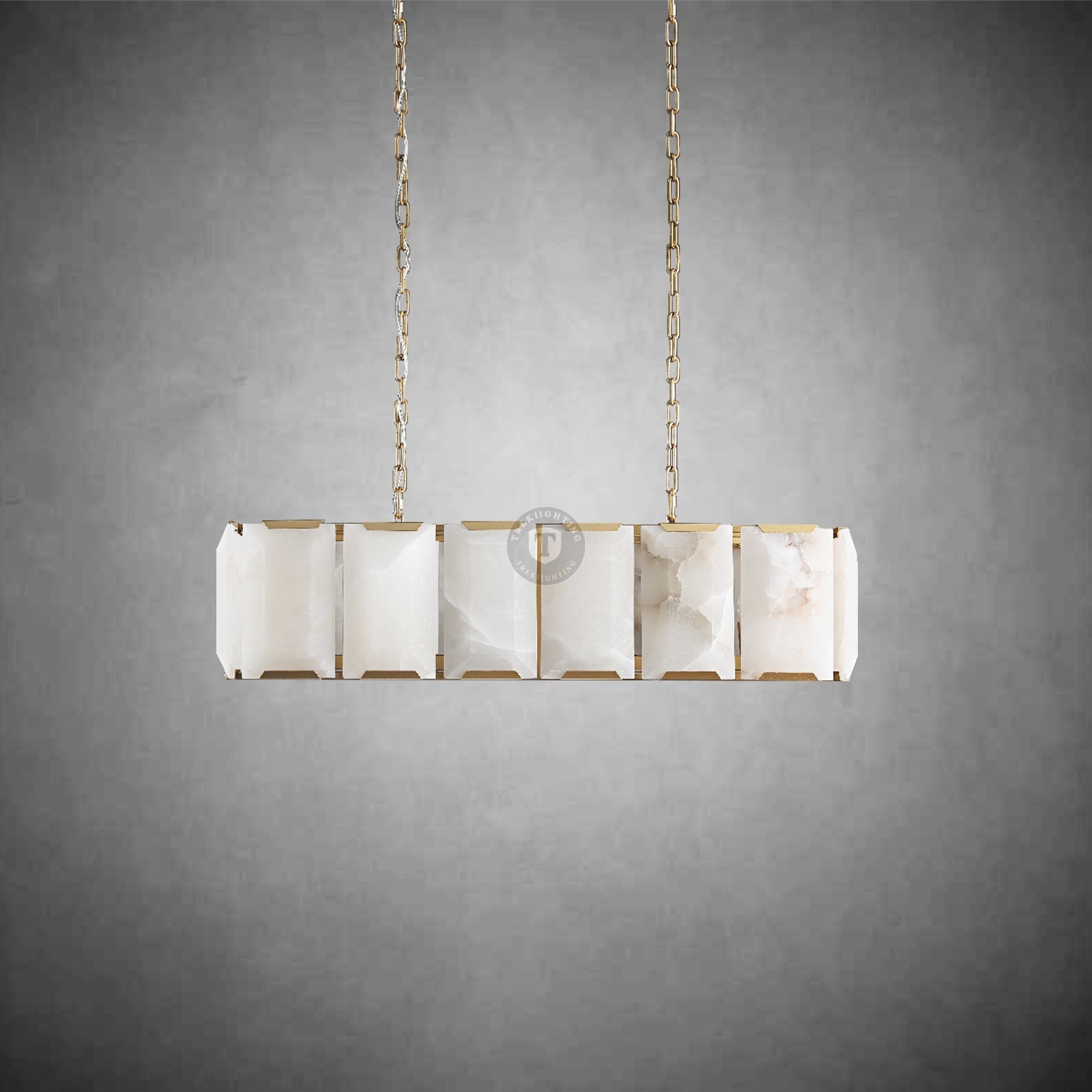 Harley Calcite Rectangular Chandelier