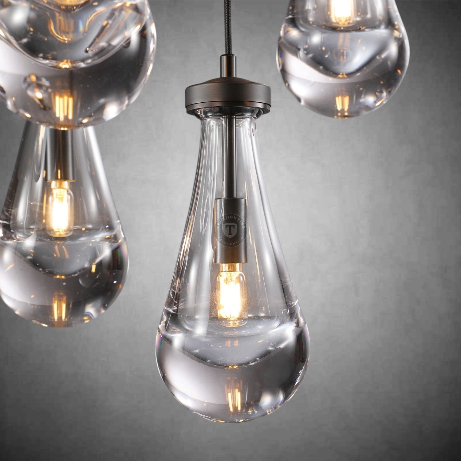 Raindrop Round Chandelier