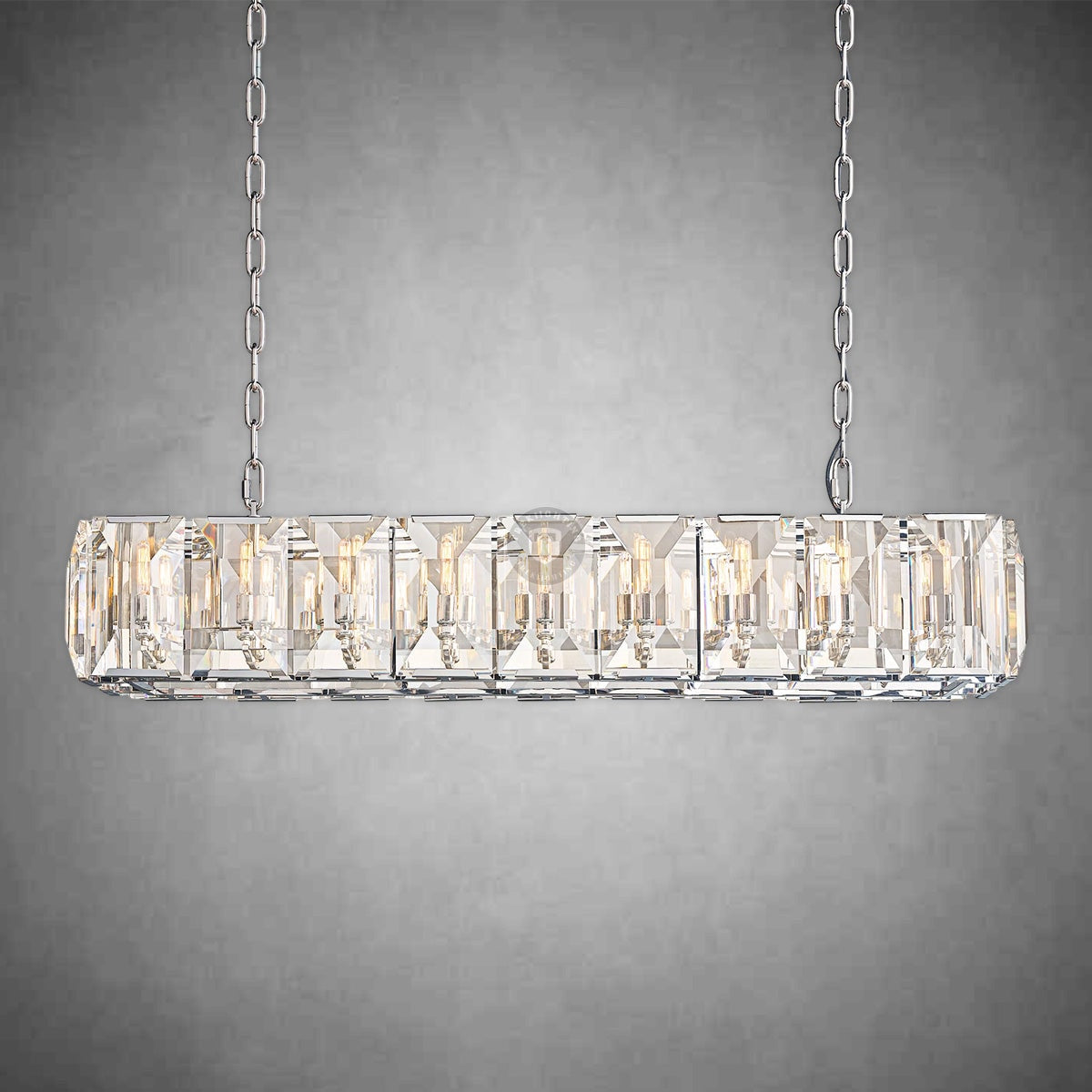 Harley Crystal Rectangular Chandelier