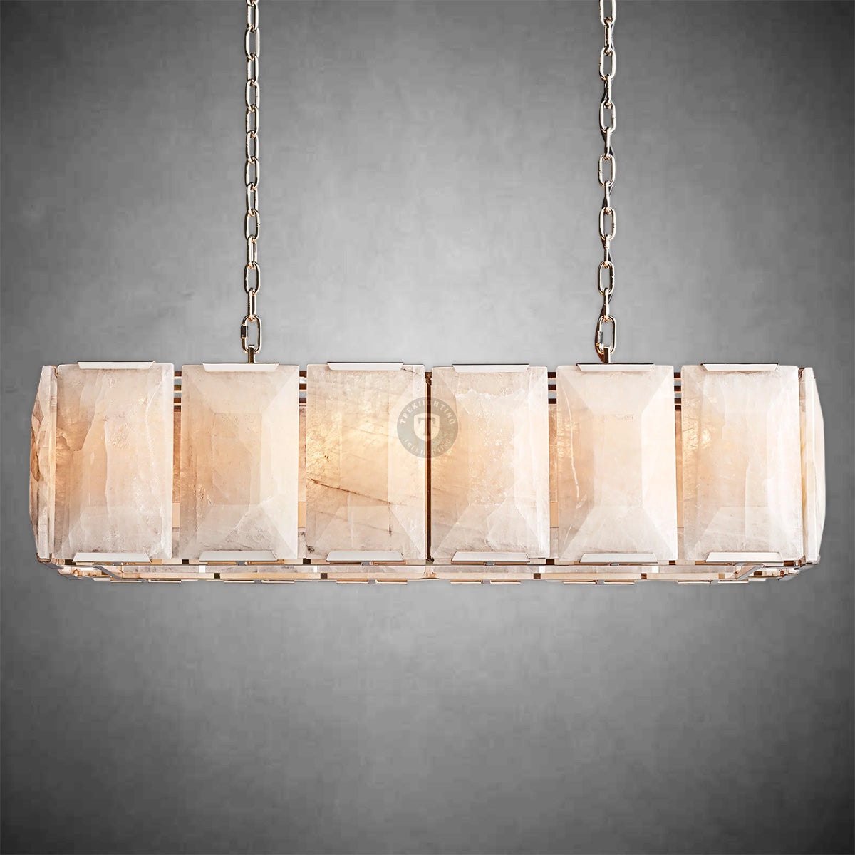 Harley Calcite Rectangular Chandelier