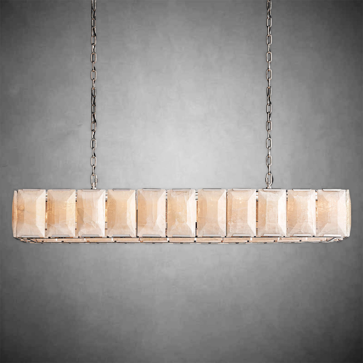 Harley Calcite Rectangular Chandelier