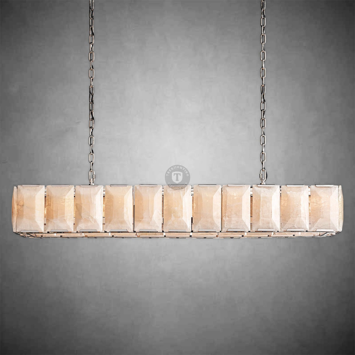 Harley Calcite Rectangular Chandelier
