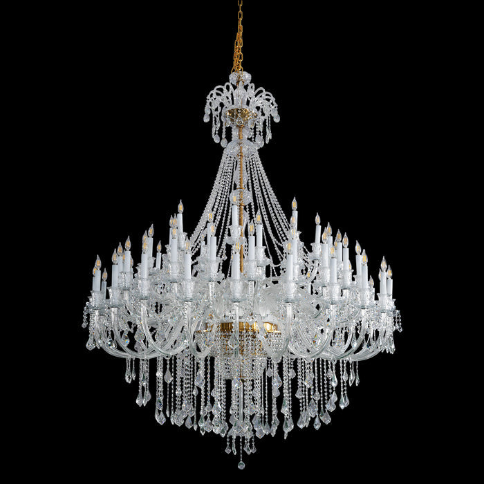 Extra Large Classic Traditional Crystal Chandelier 60/72/90 Lights for Hotel, Showroom, Foyer , Wedding Hall,Coffee Shop