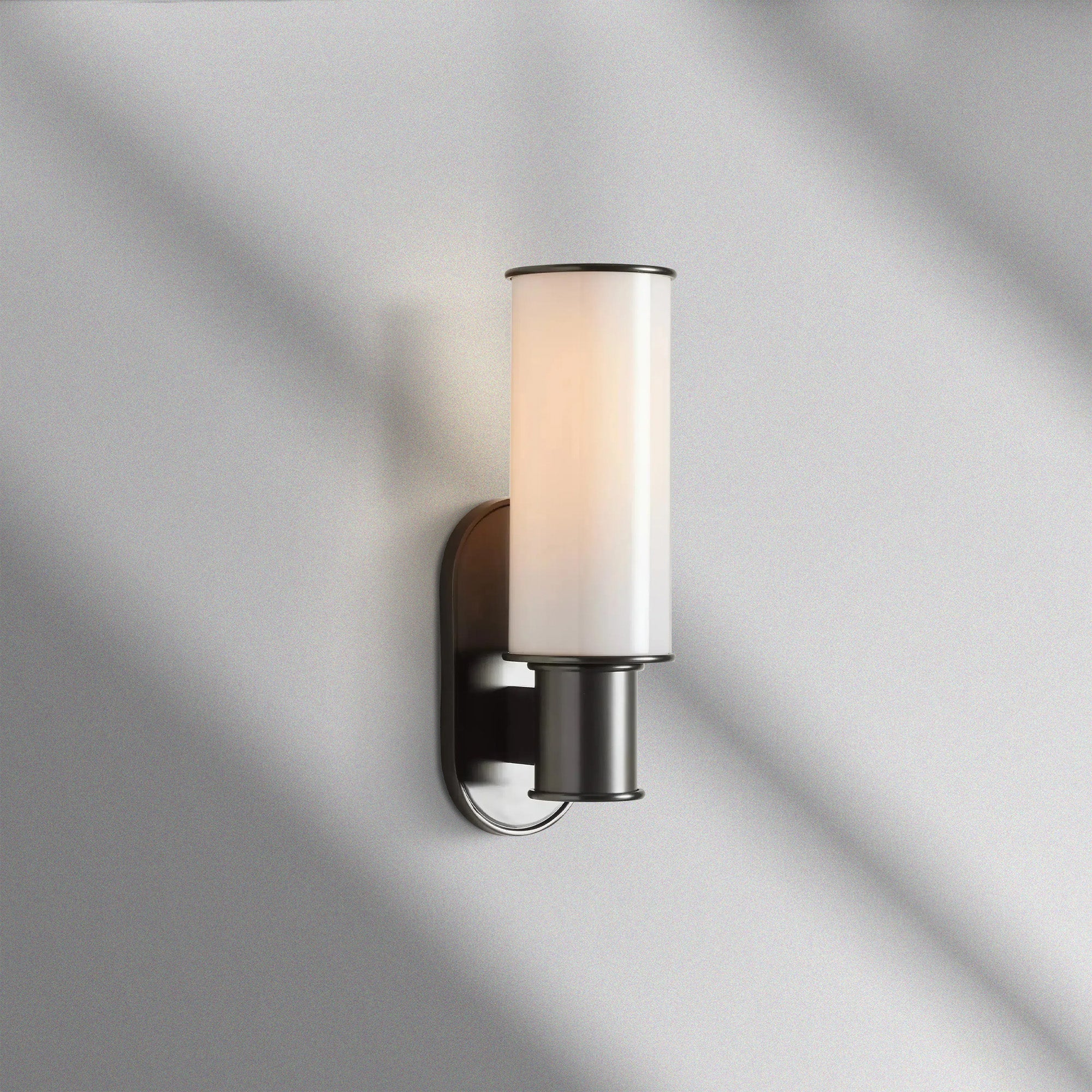 Harlin Modern Milk Glass Wall Sconce
