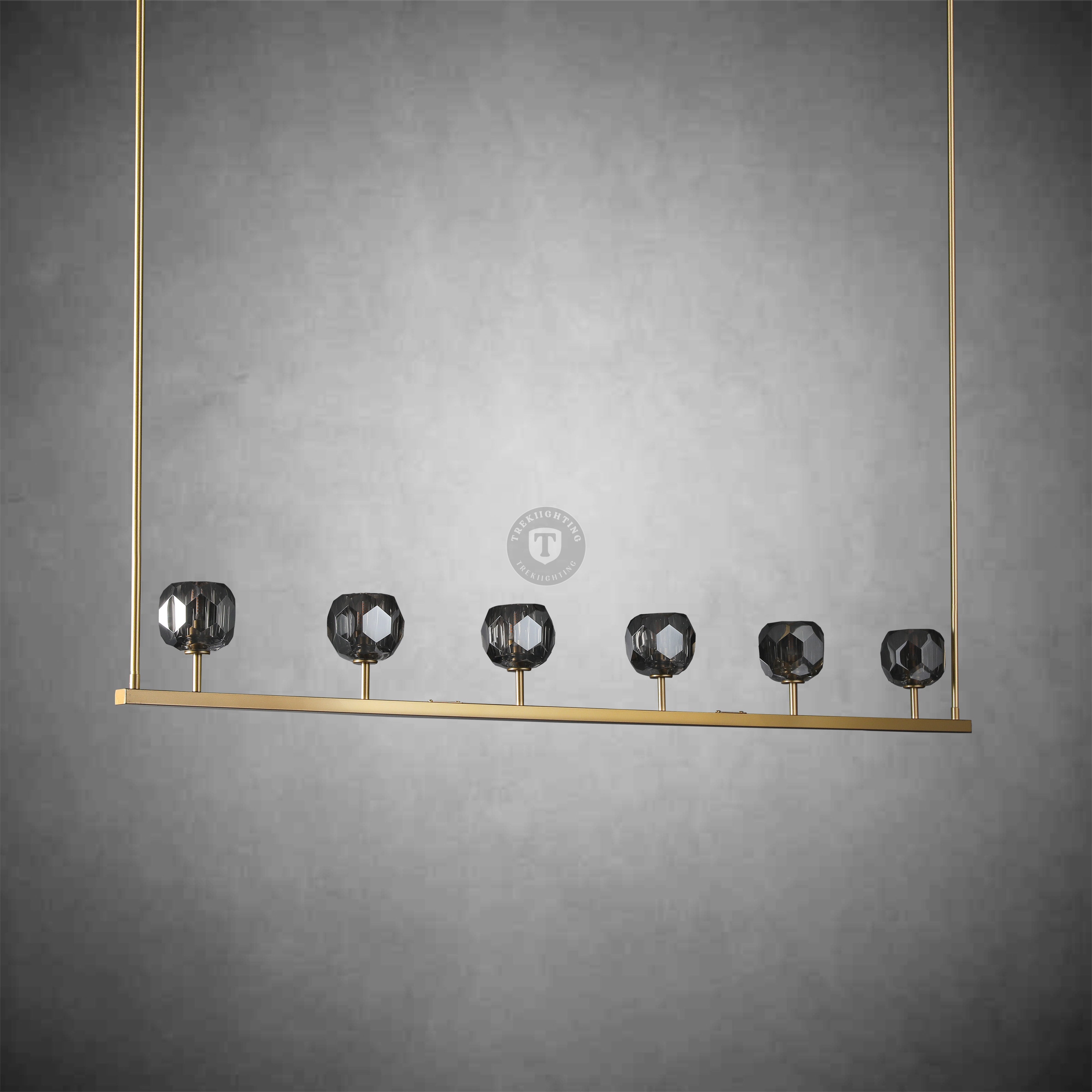 Boulo De Glass Linear Chandelier