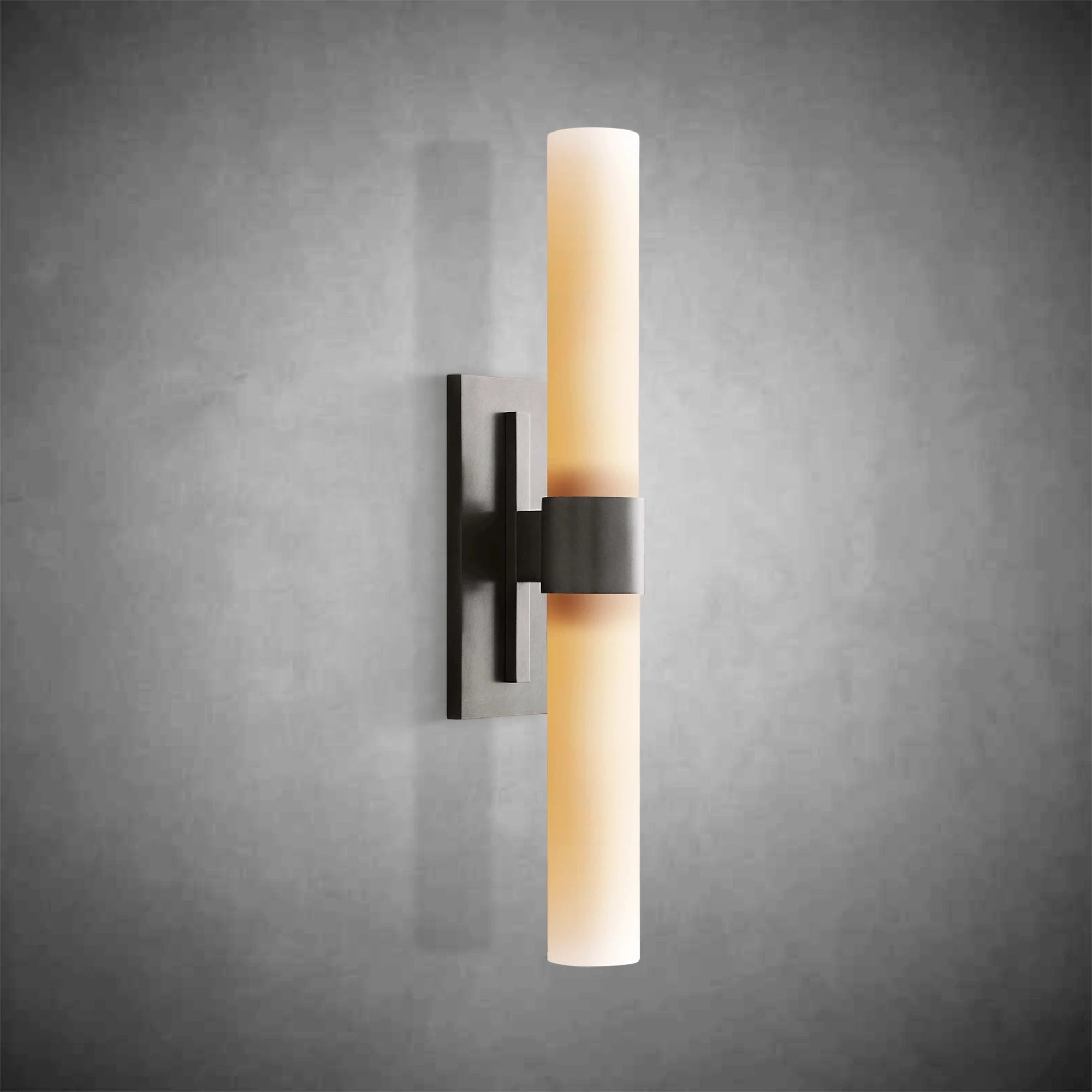 Ravel Milk Glass Sconce