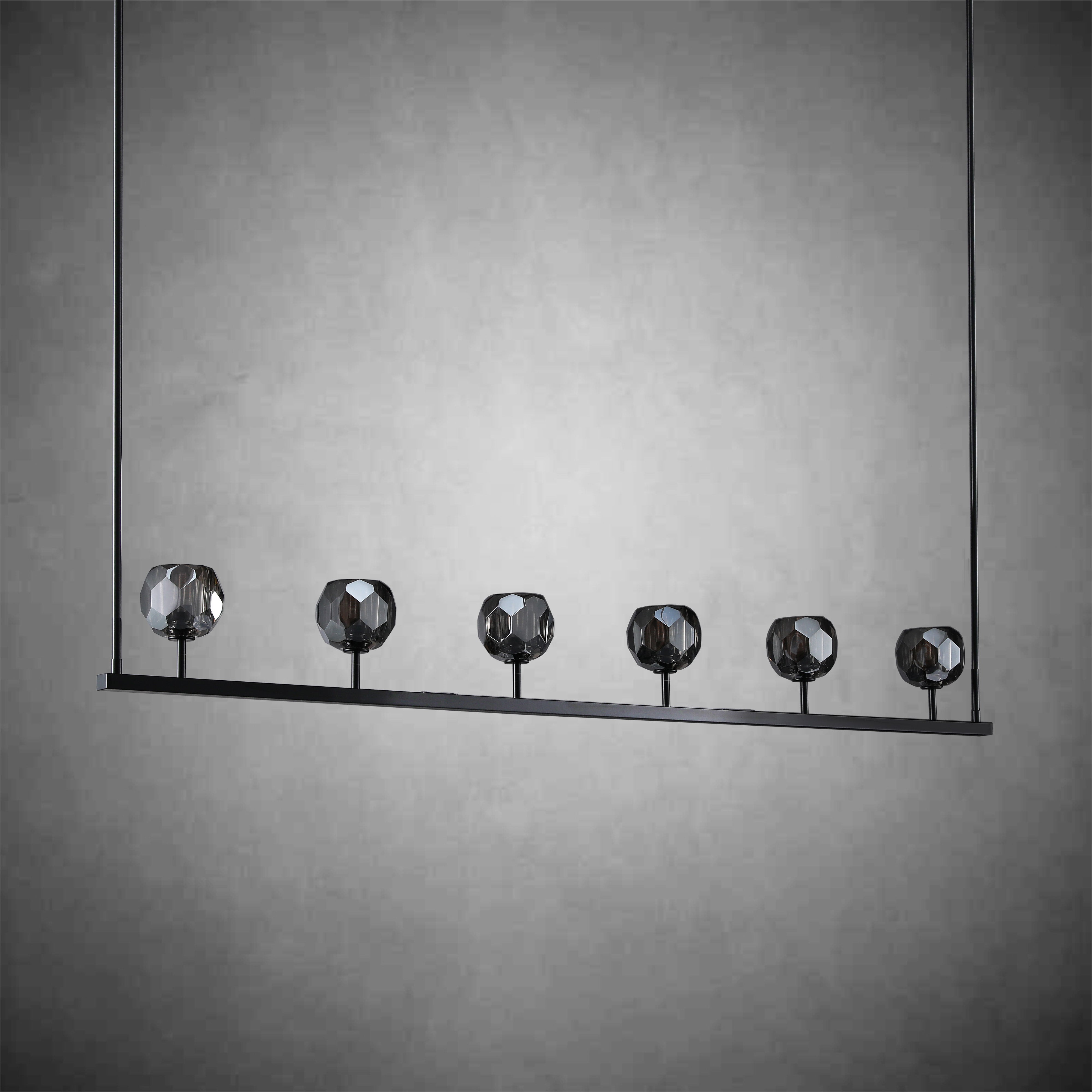 Boulo De Glass Linear Chandelier