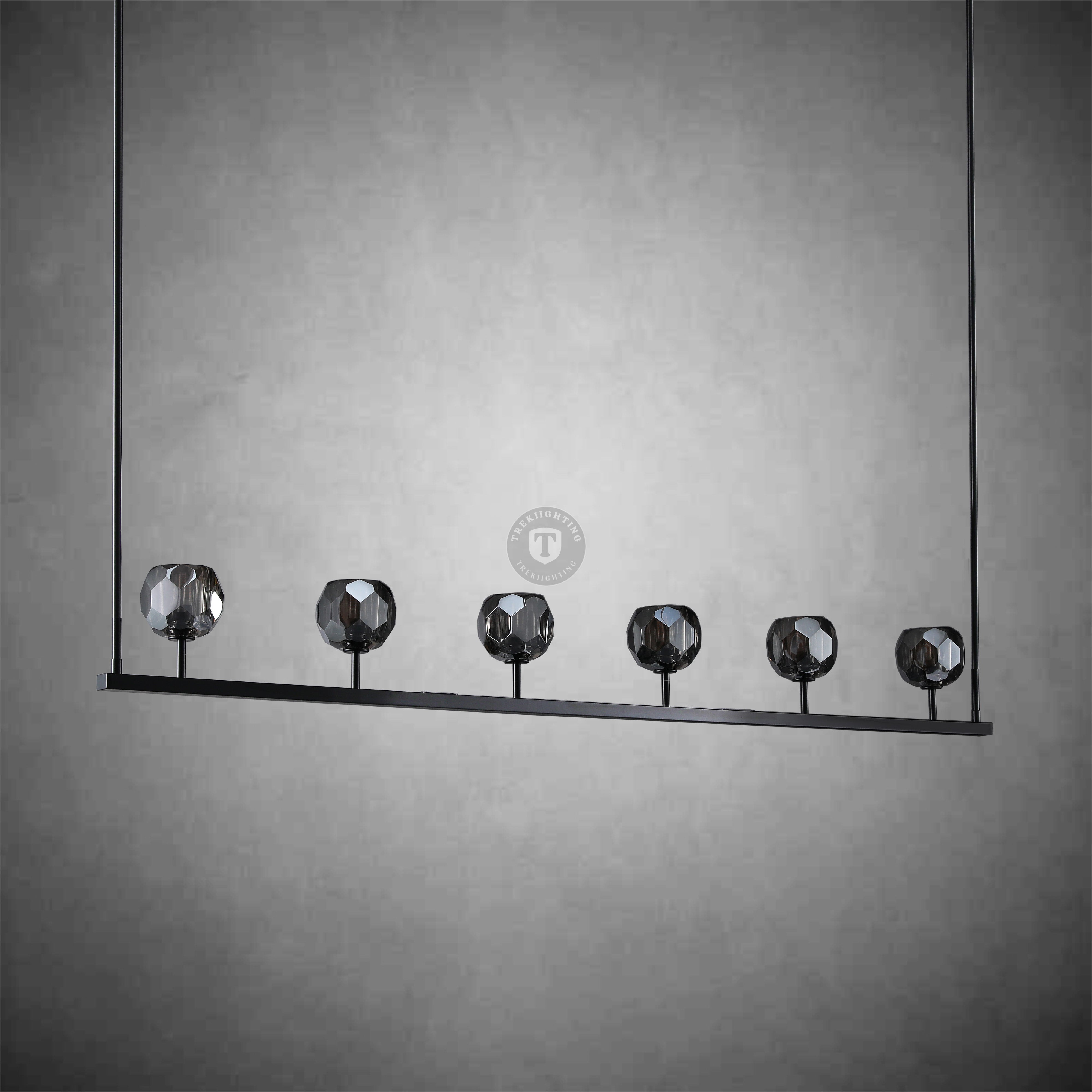 Boulo De Glass Linear Chandelier