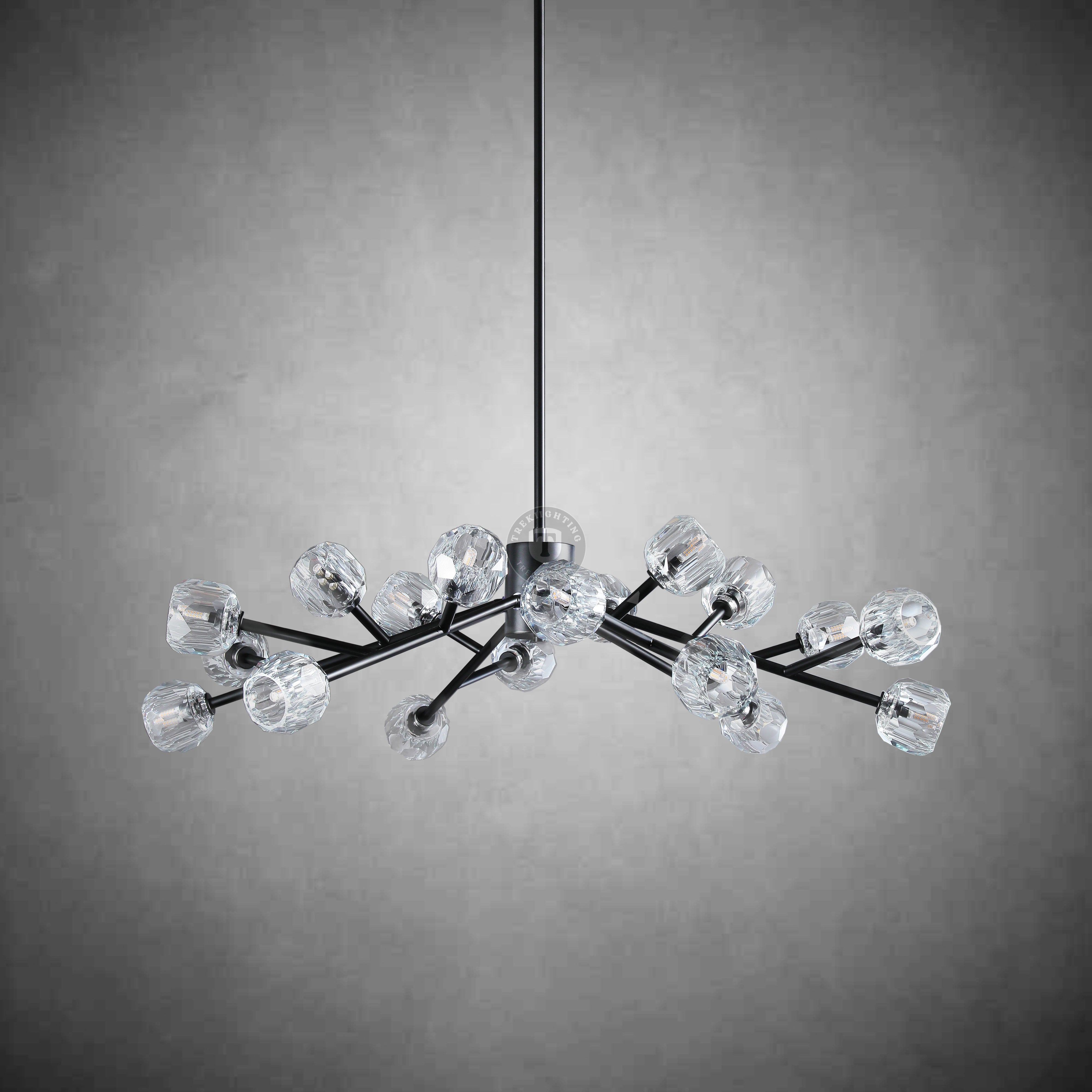 Boulo De Cristal Glass Round Chandelier