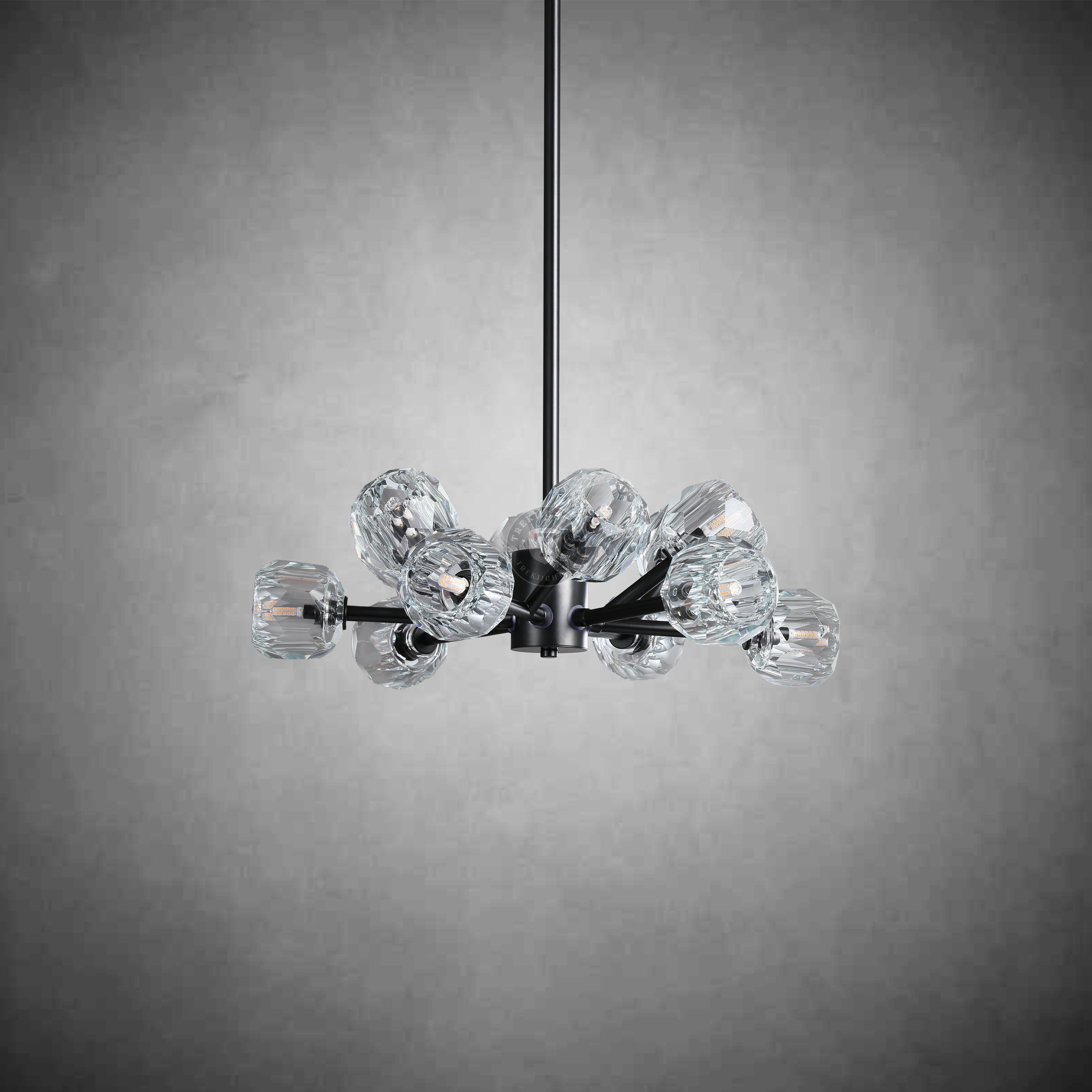 Boulo De Cristal Glass Round Chandelier