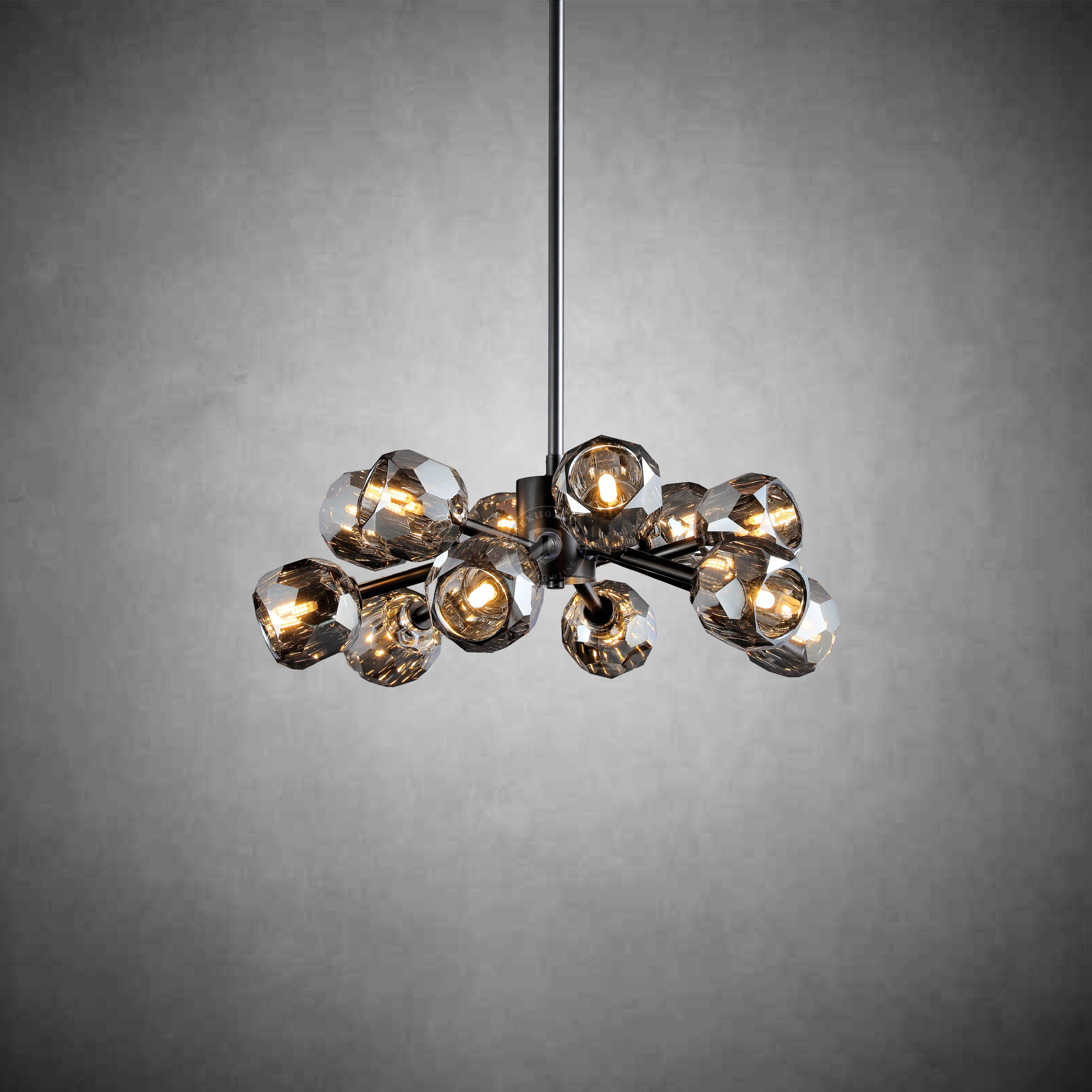 Boulo De Cristal Glass Round Chandelier