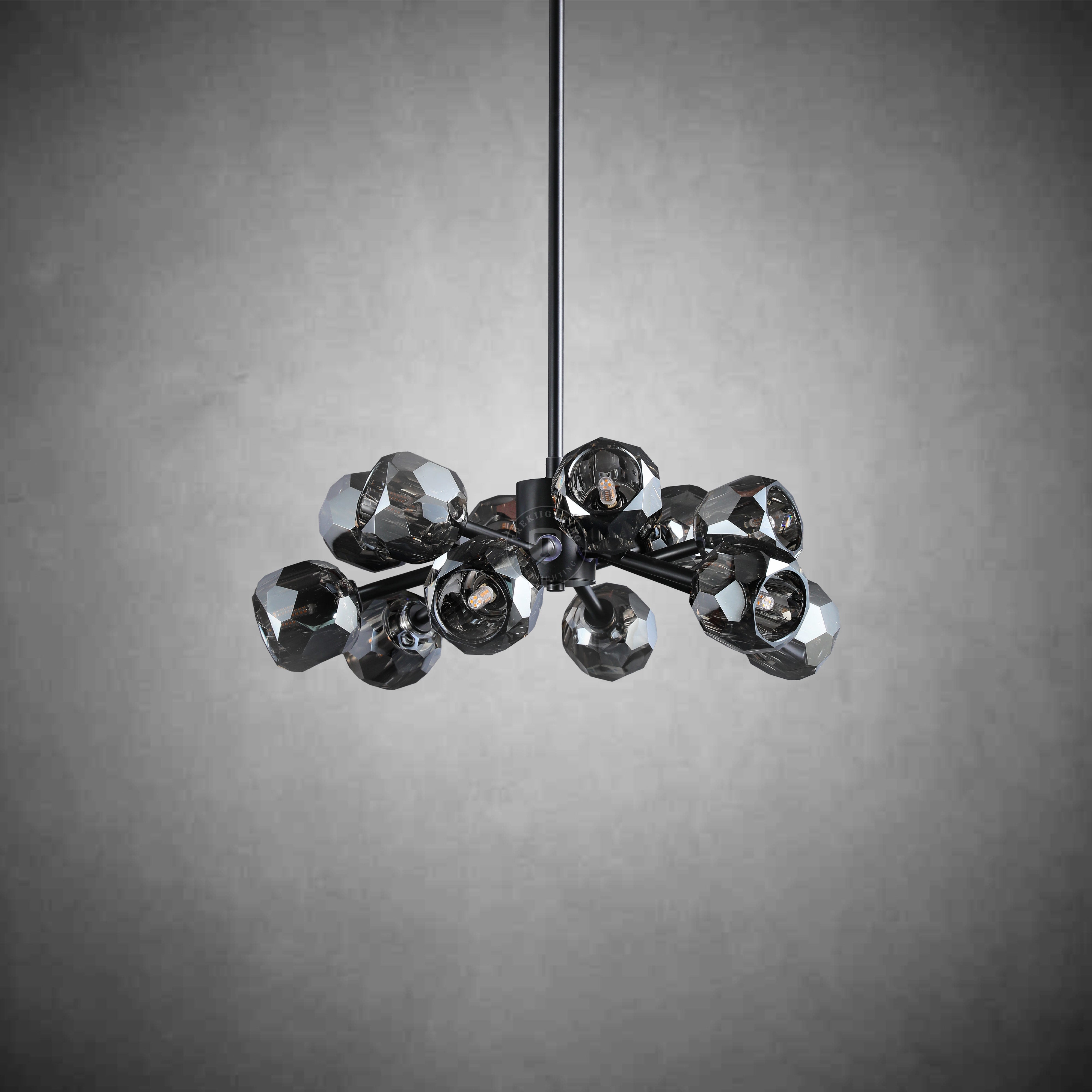 Boulo De Cristal Glass Round Chandelier