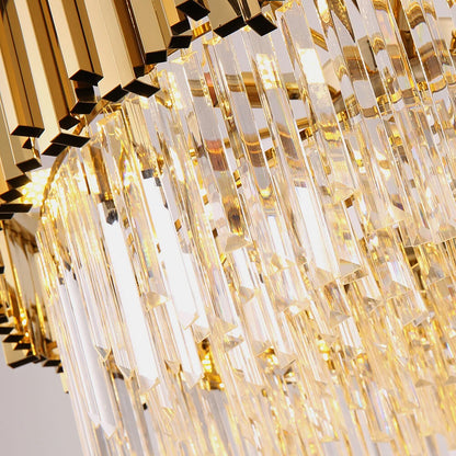 Astra Pendant Light Large Rectangular Chandelier For Dining Room