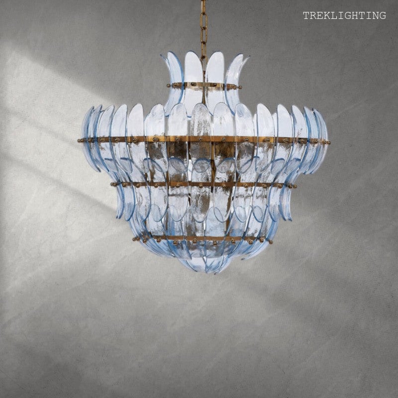 Arcade 10-Light Blown Glass Chandelier