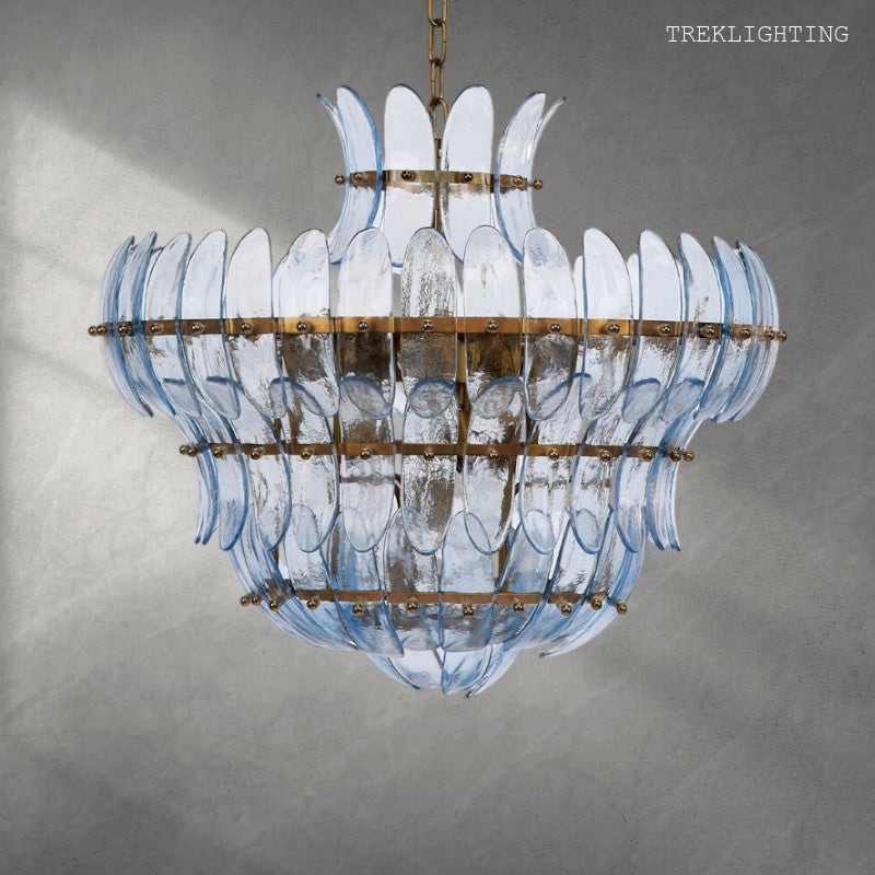 Arcade 10-Light Blown Glass Chandelier