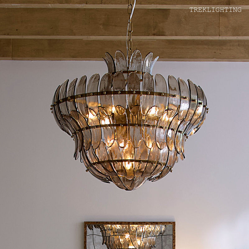 Arcade 10-Light Blown Glass Chandelier