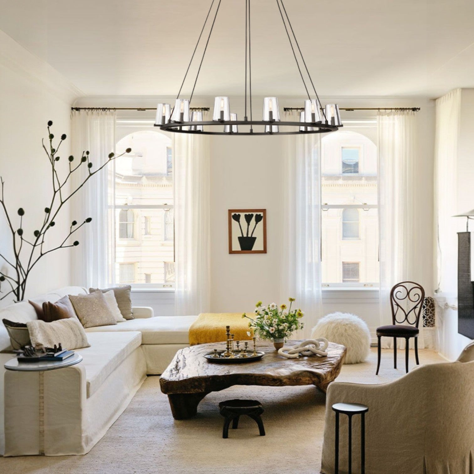 Joshua Round Chandelier