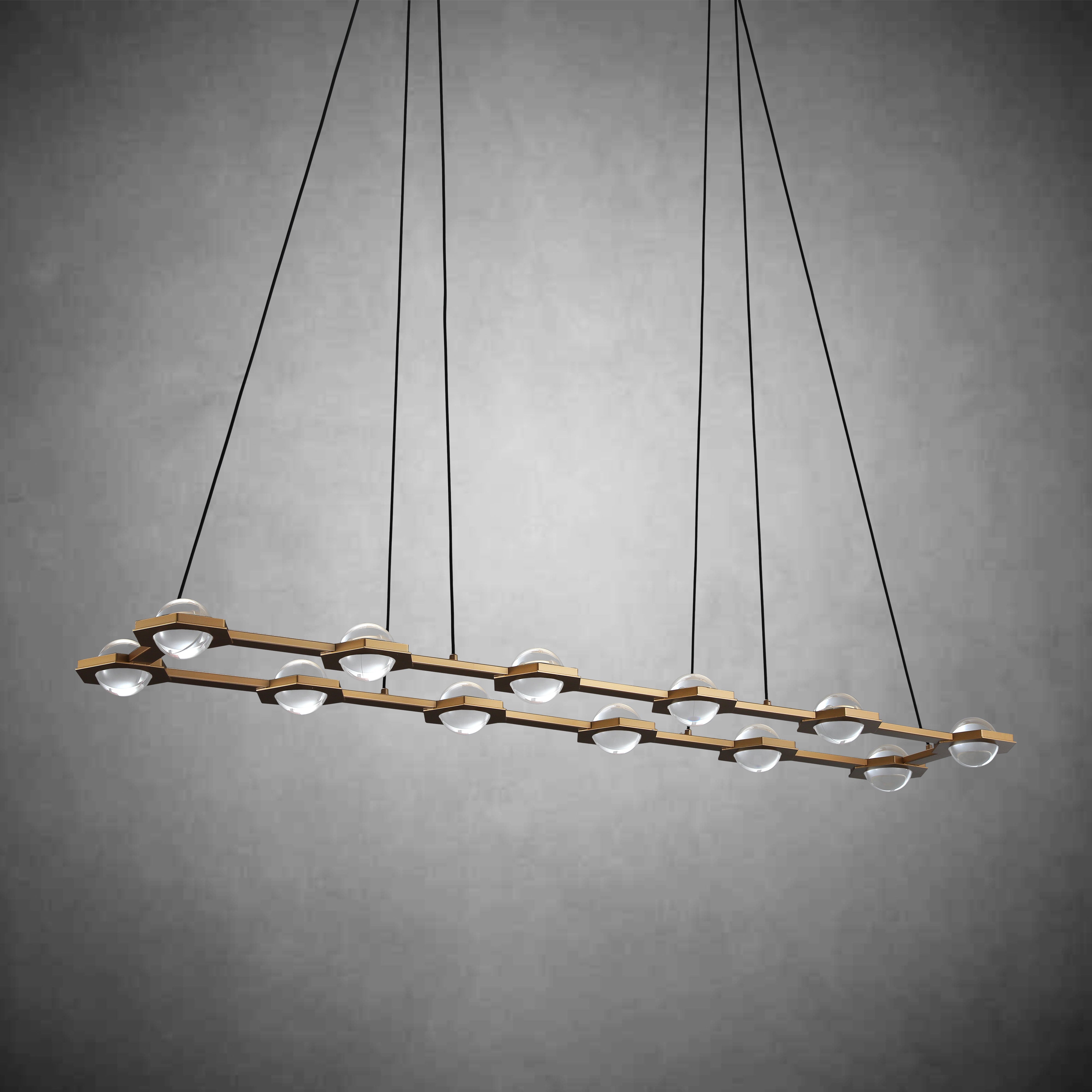 Planet Rectangular Chandelier