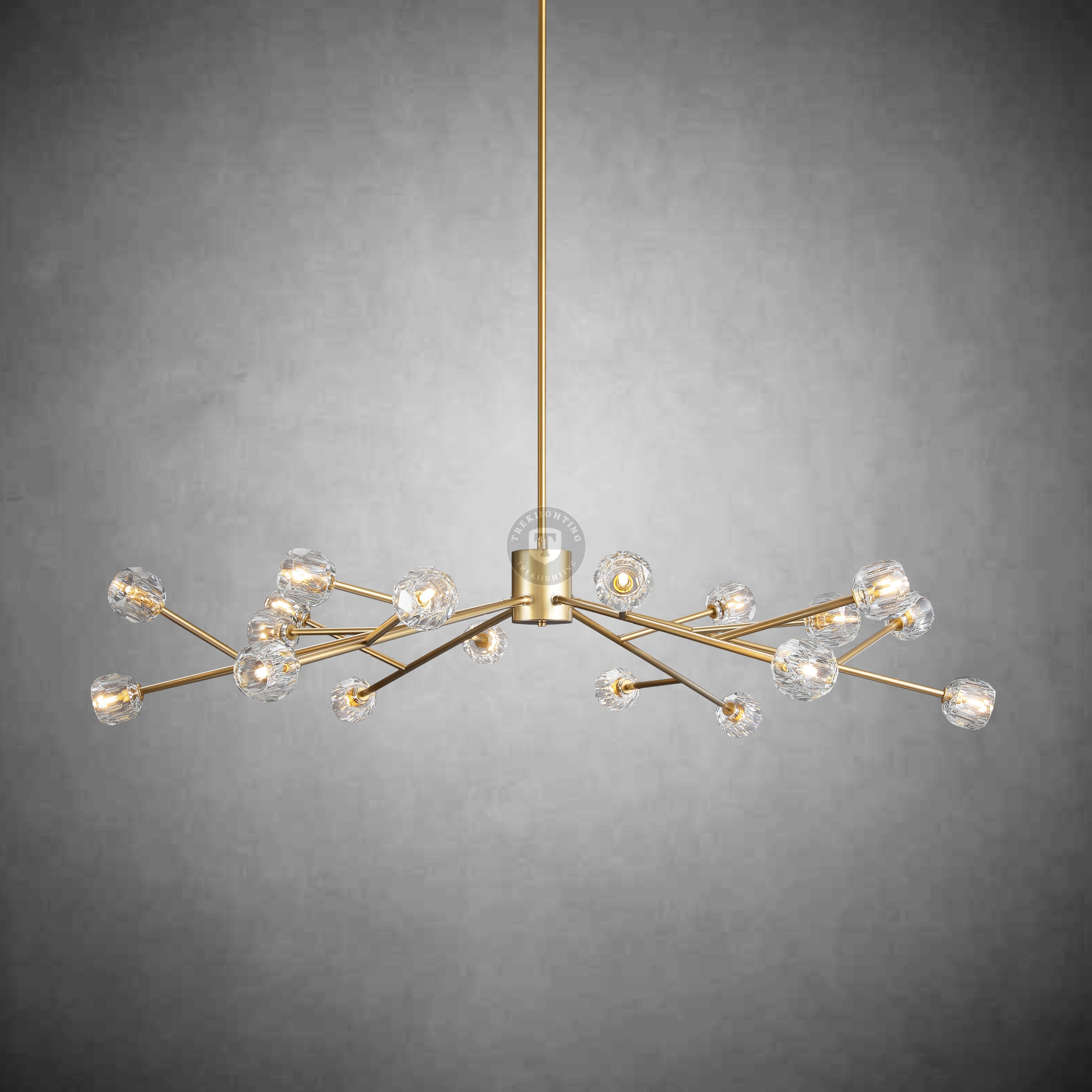 Boulo De Cristal Glass Round Chandelier