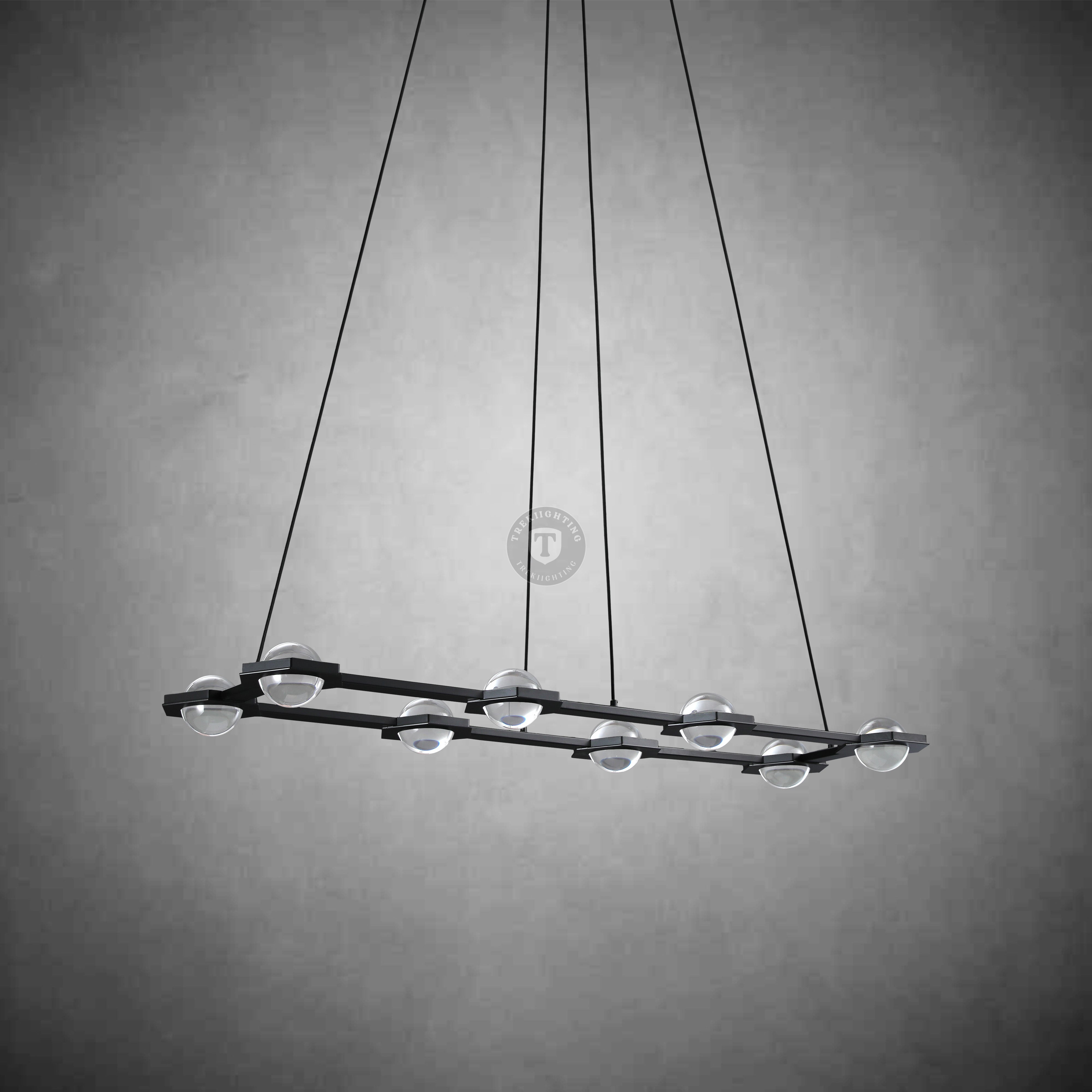 Planet Rectangular Chandelier