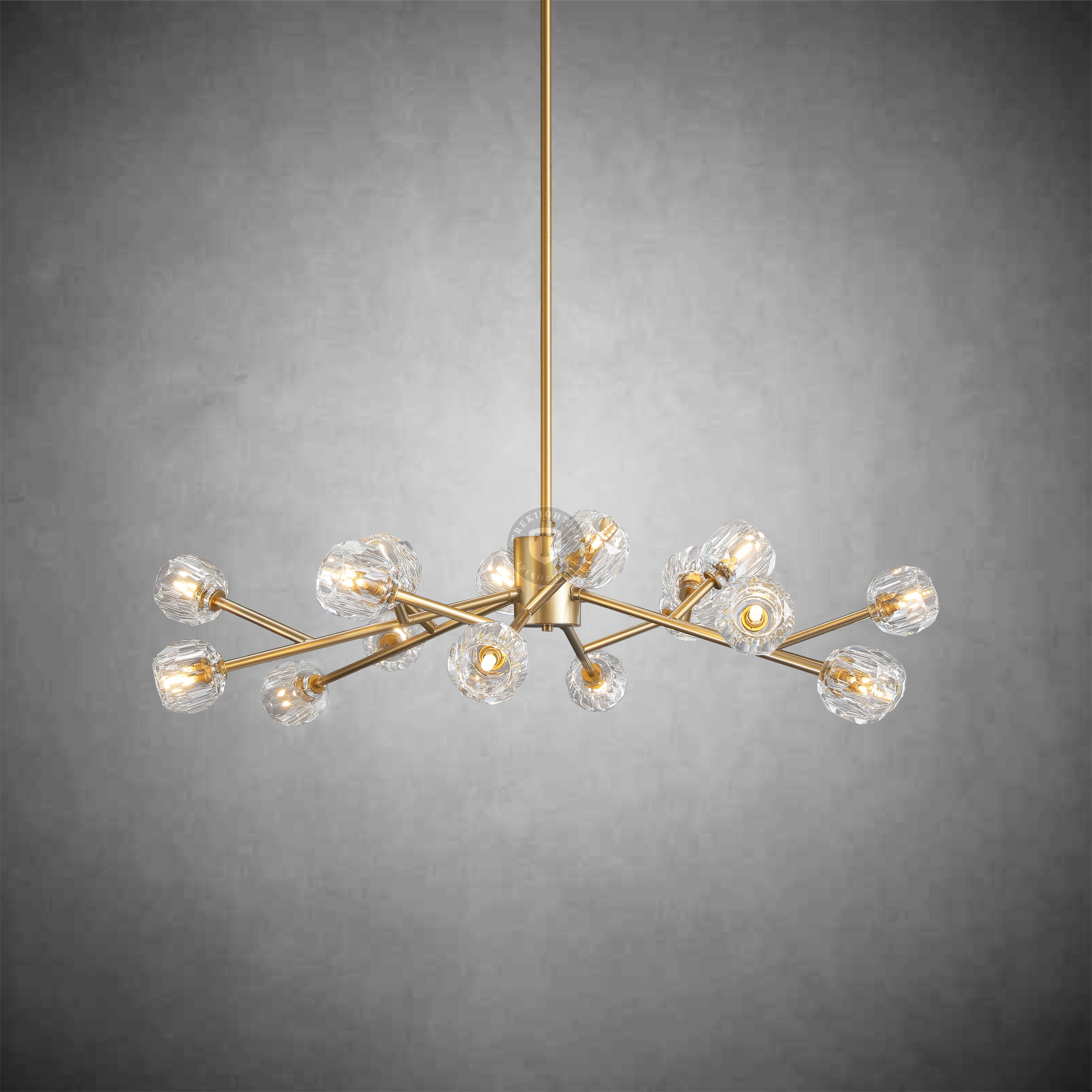 Boulo De Cristal Glass Round Chandelier