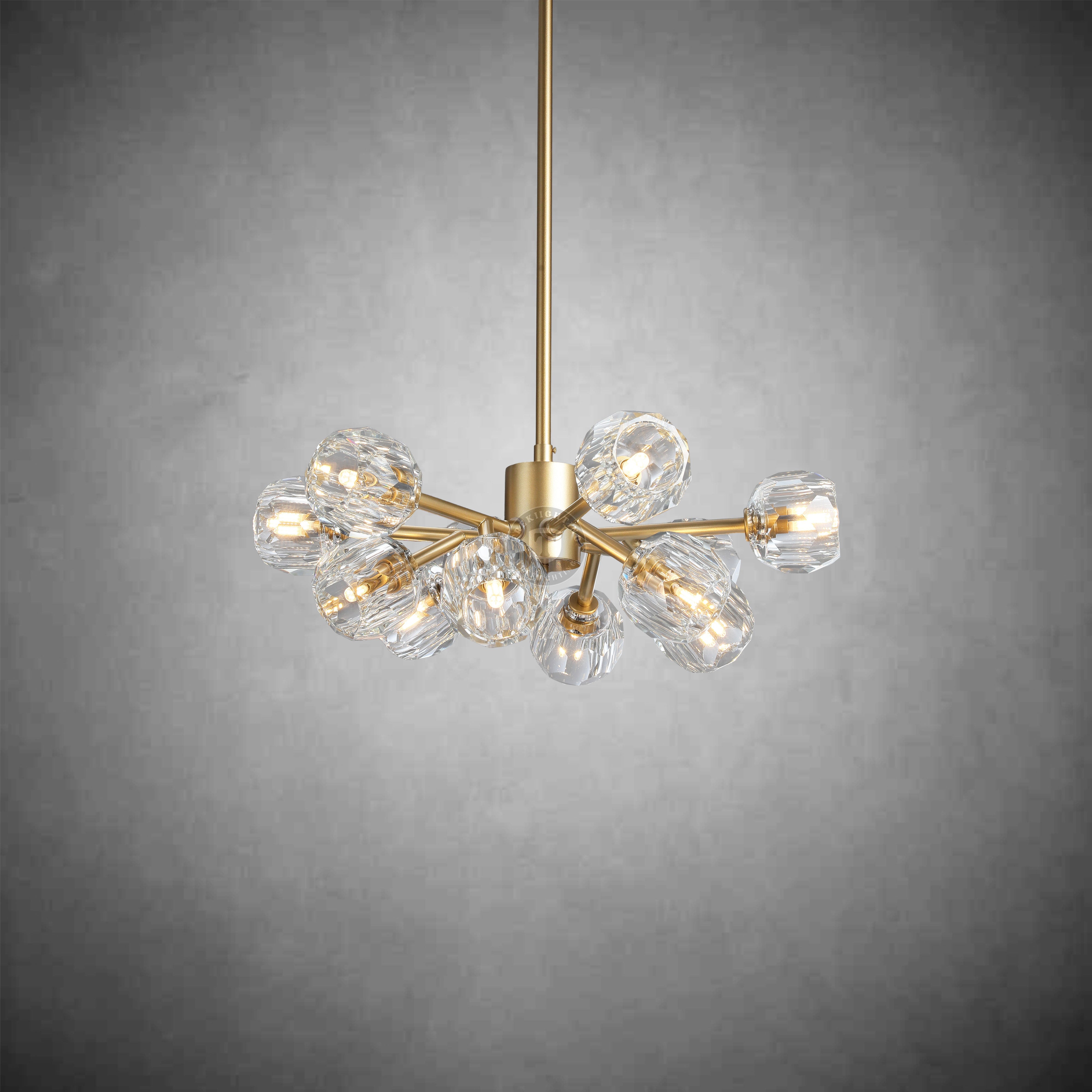 Boulo De Cristal Glass Round Chandelier