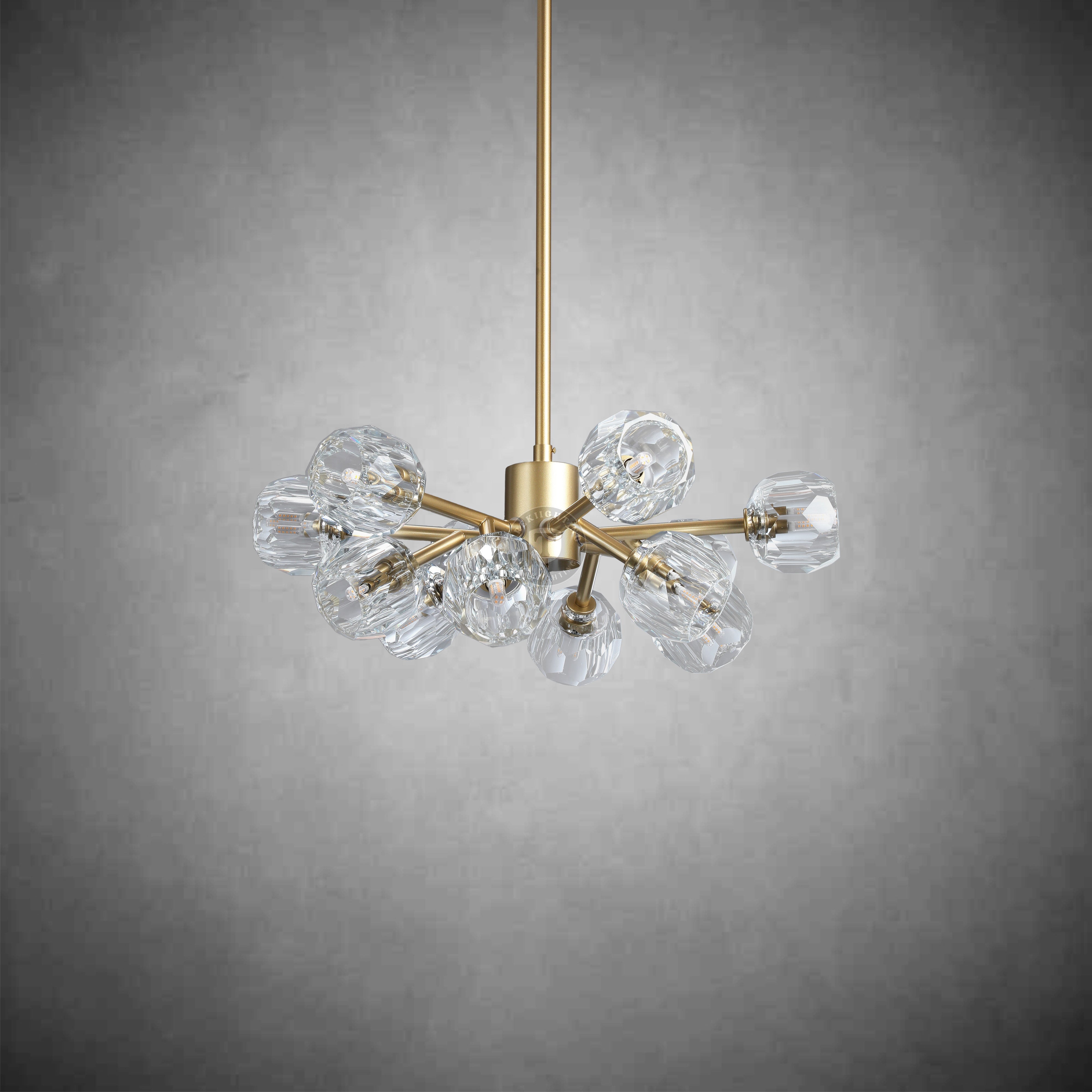 Boulo De Cristal Glass Round Chandelier