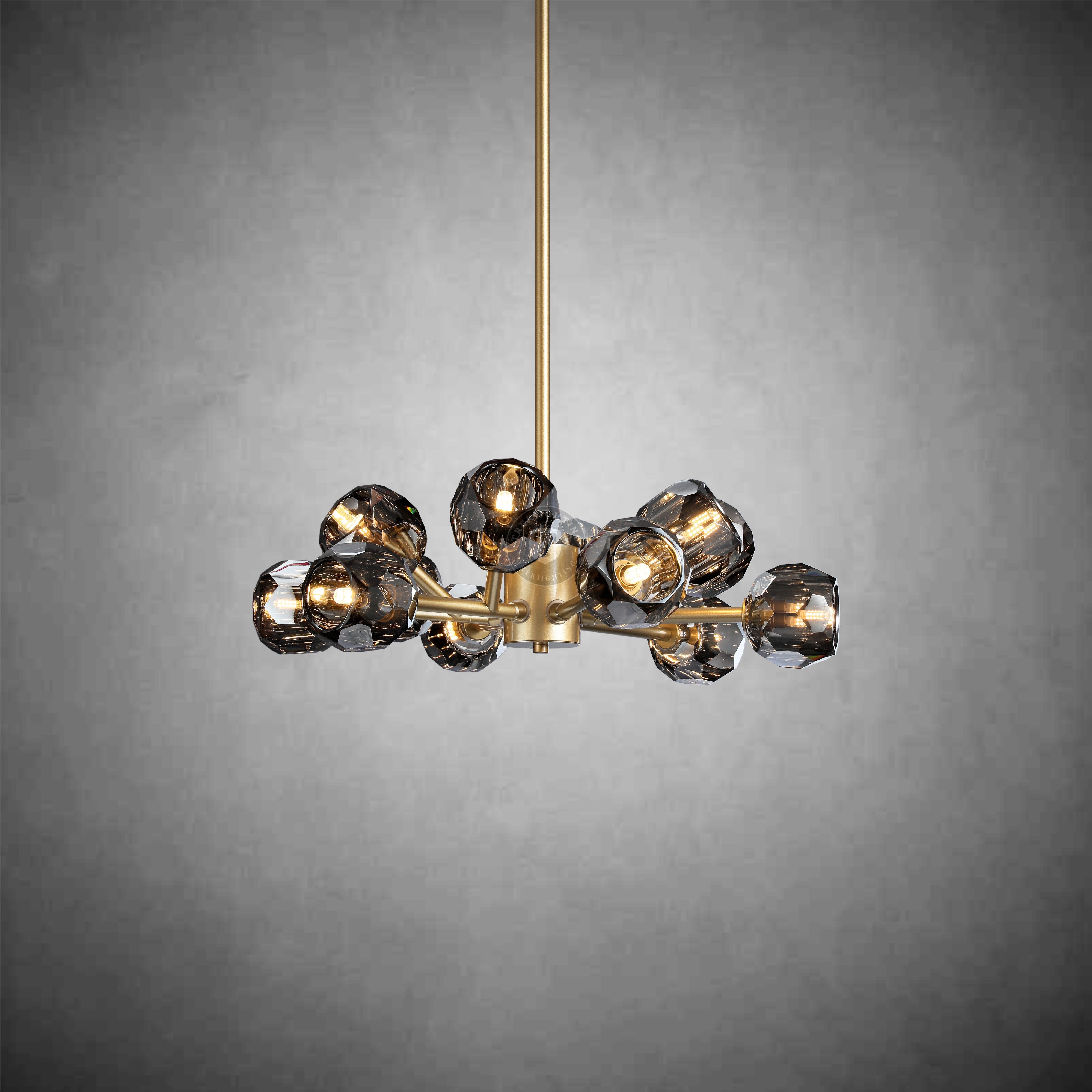 Boulo De Cristal Glass Round Chandelier