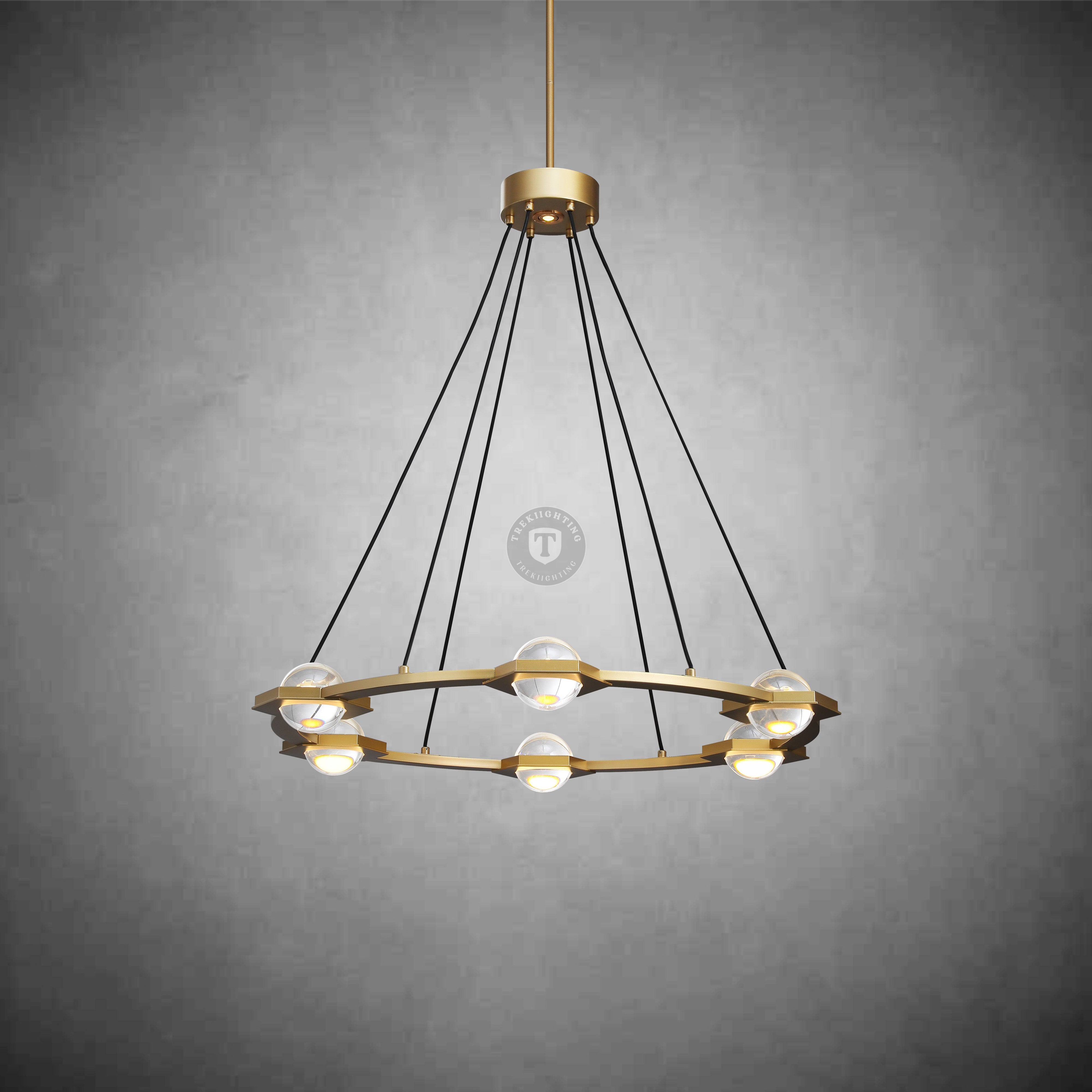 Planet Round Chandelier