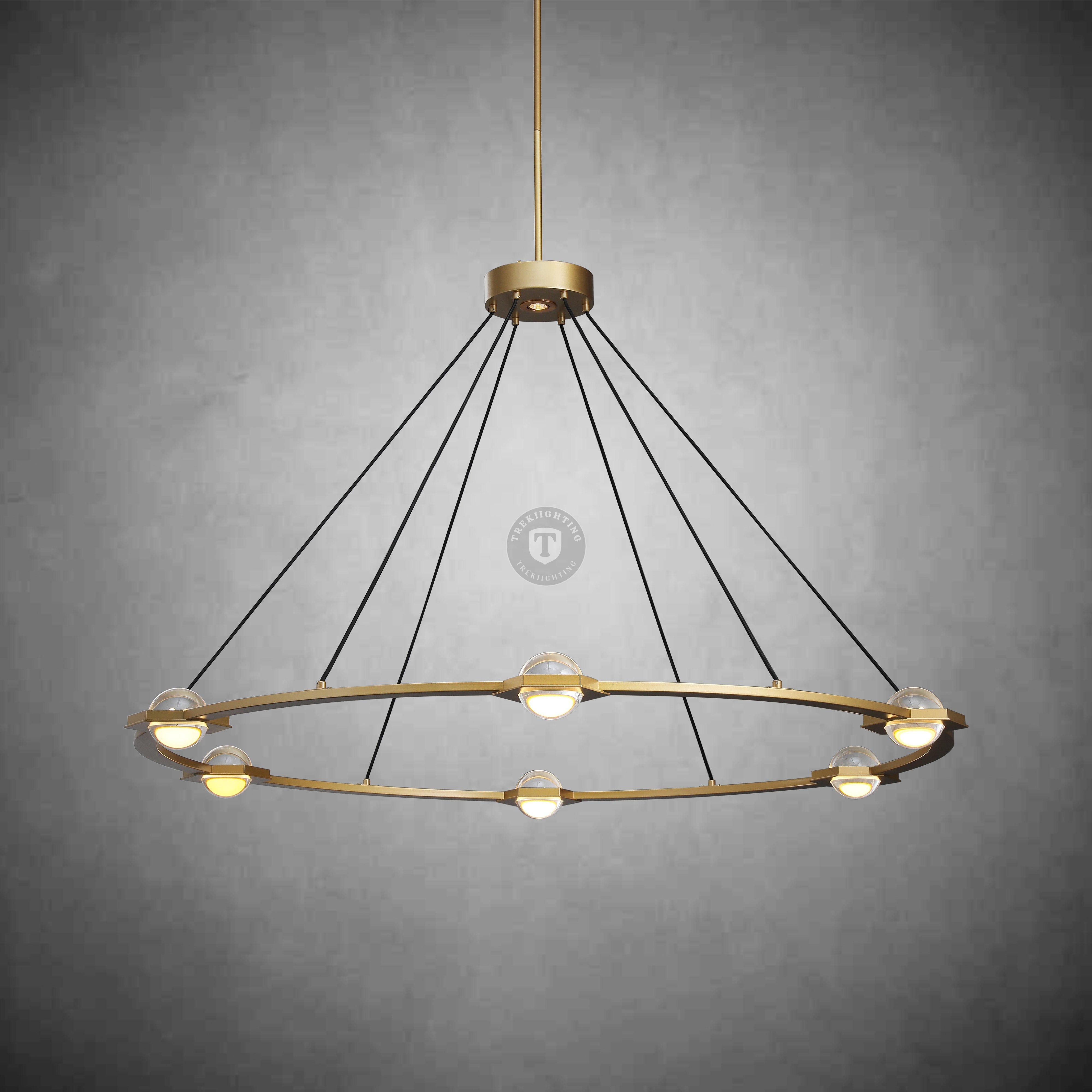 Planet Round Chandelier