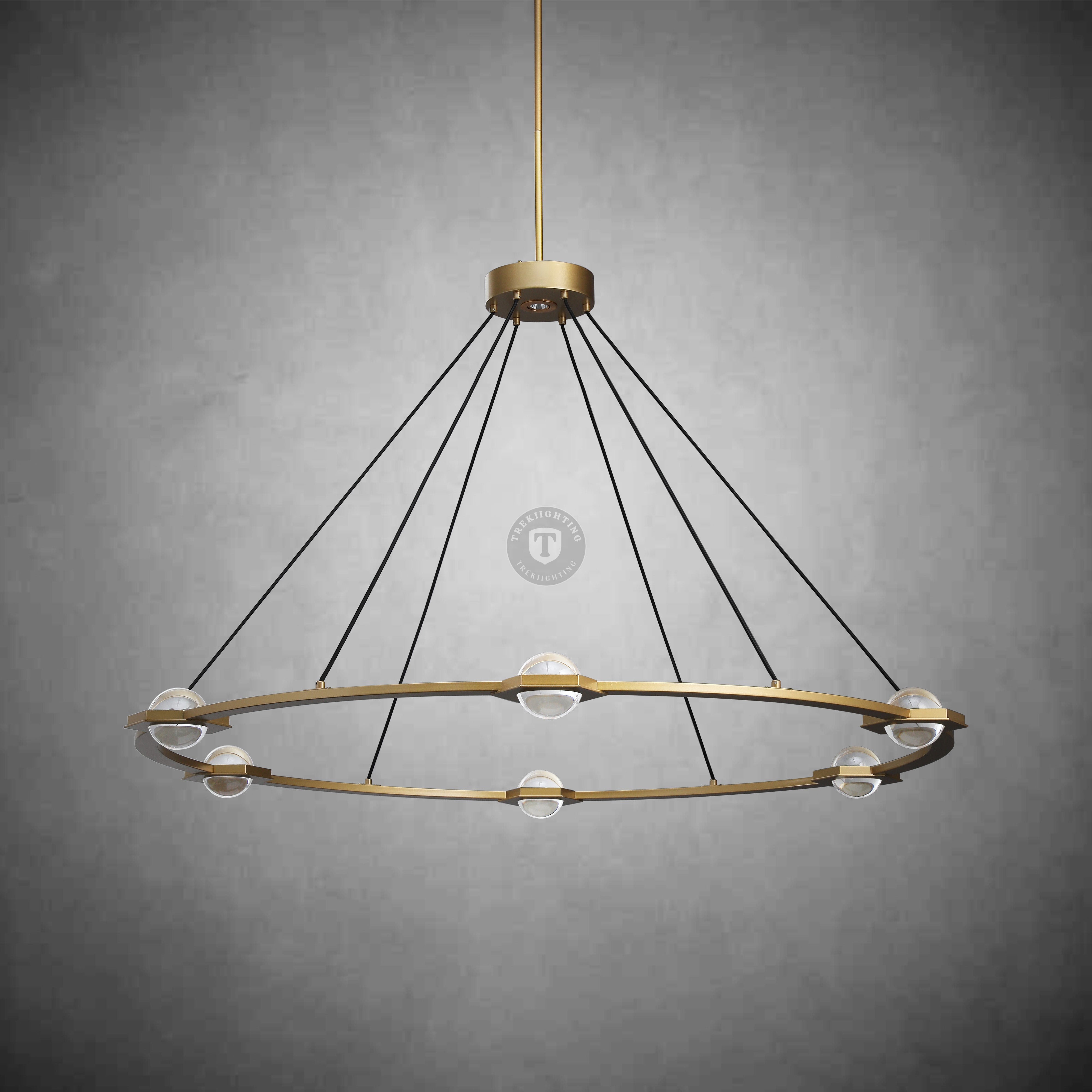 Planet Round Chandelier