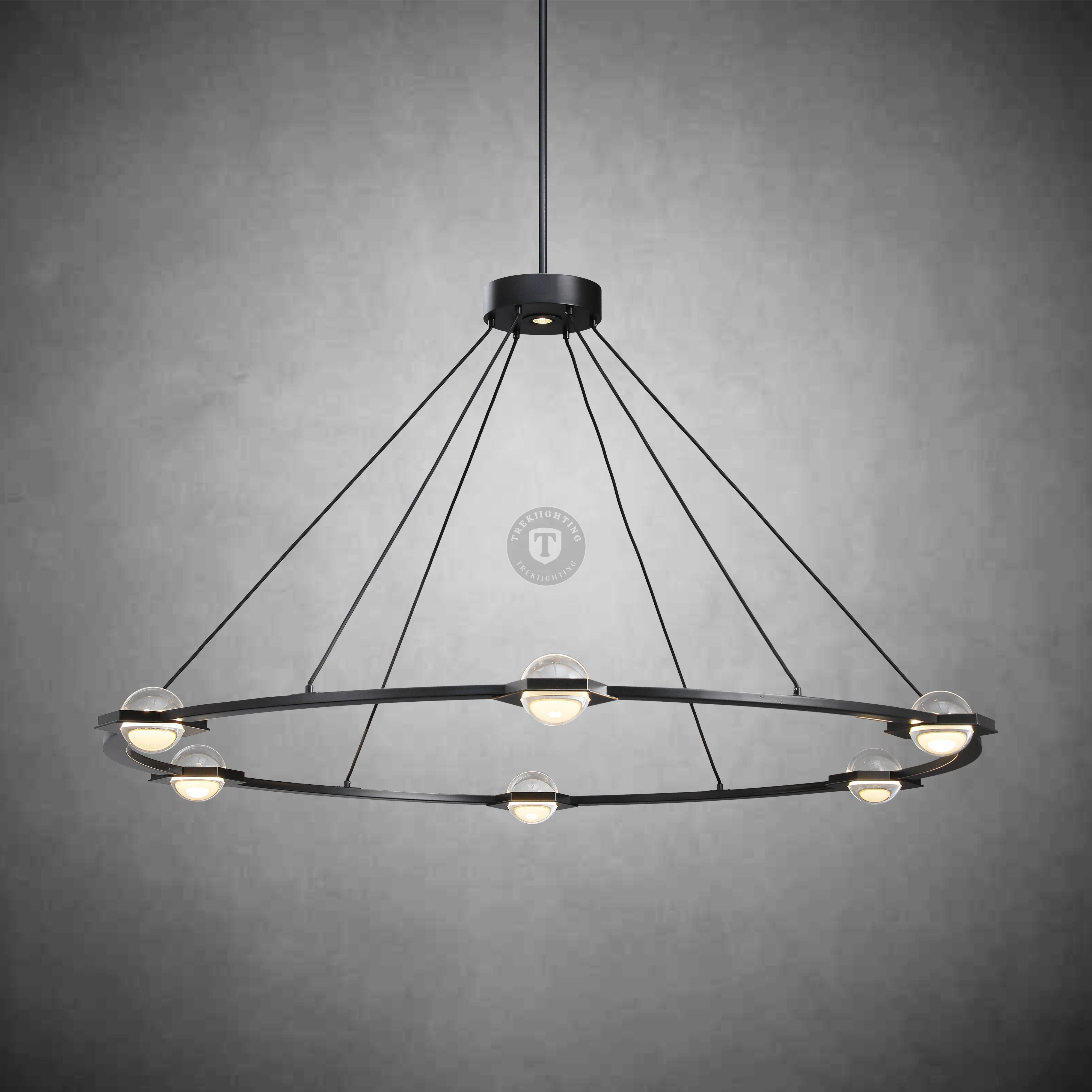 Planet Round Chandelier