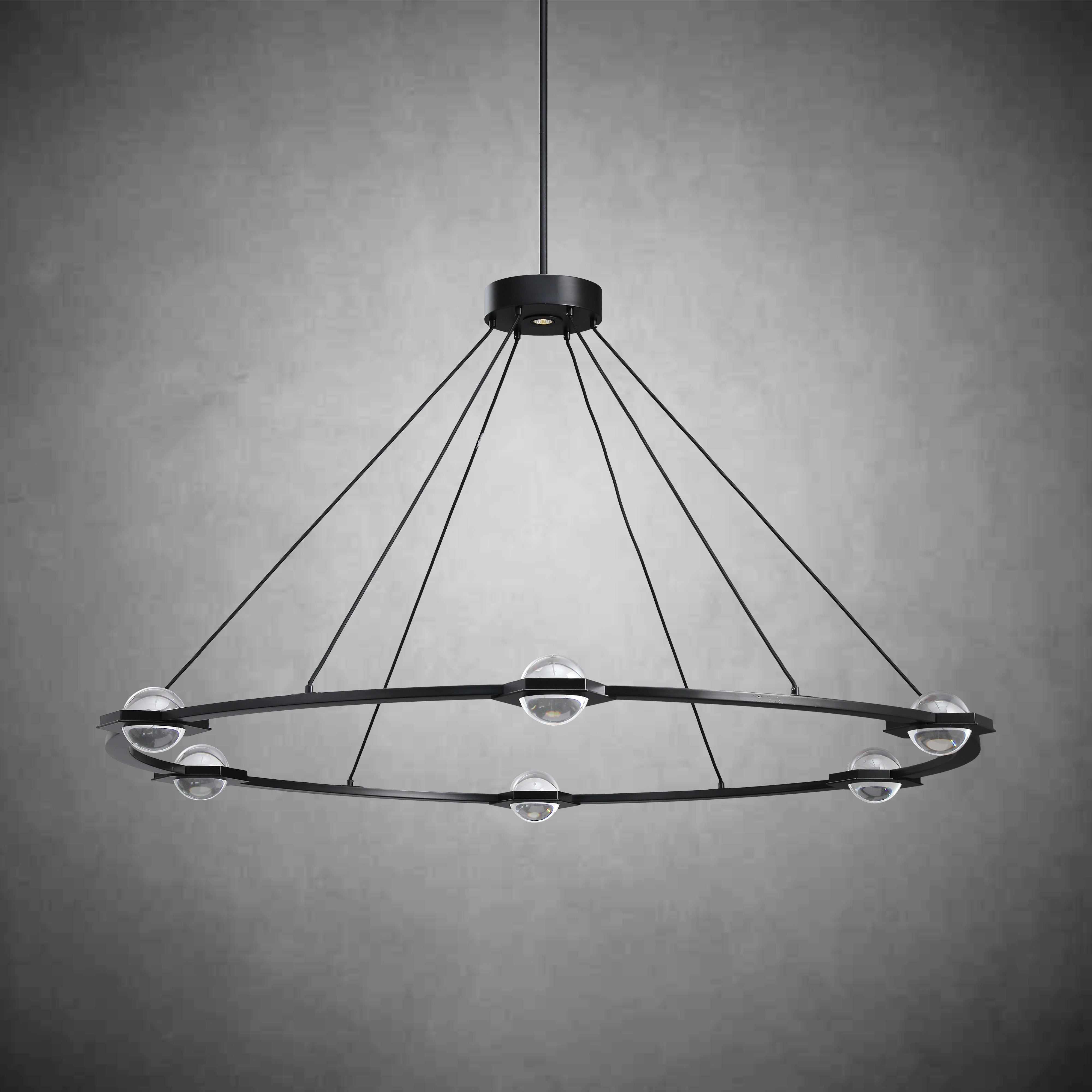 Planet Round Chandelier