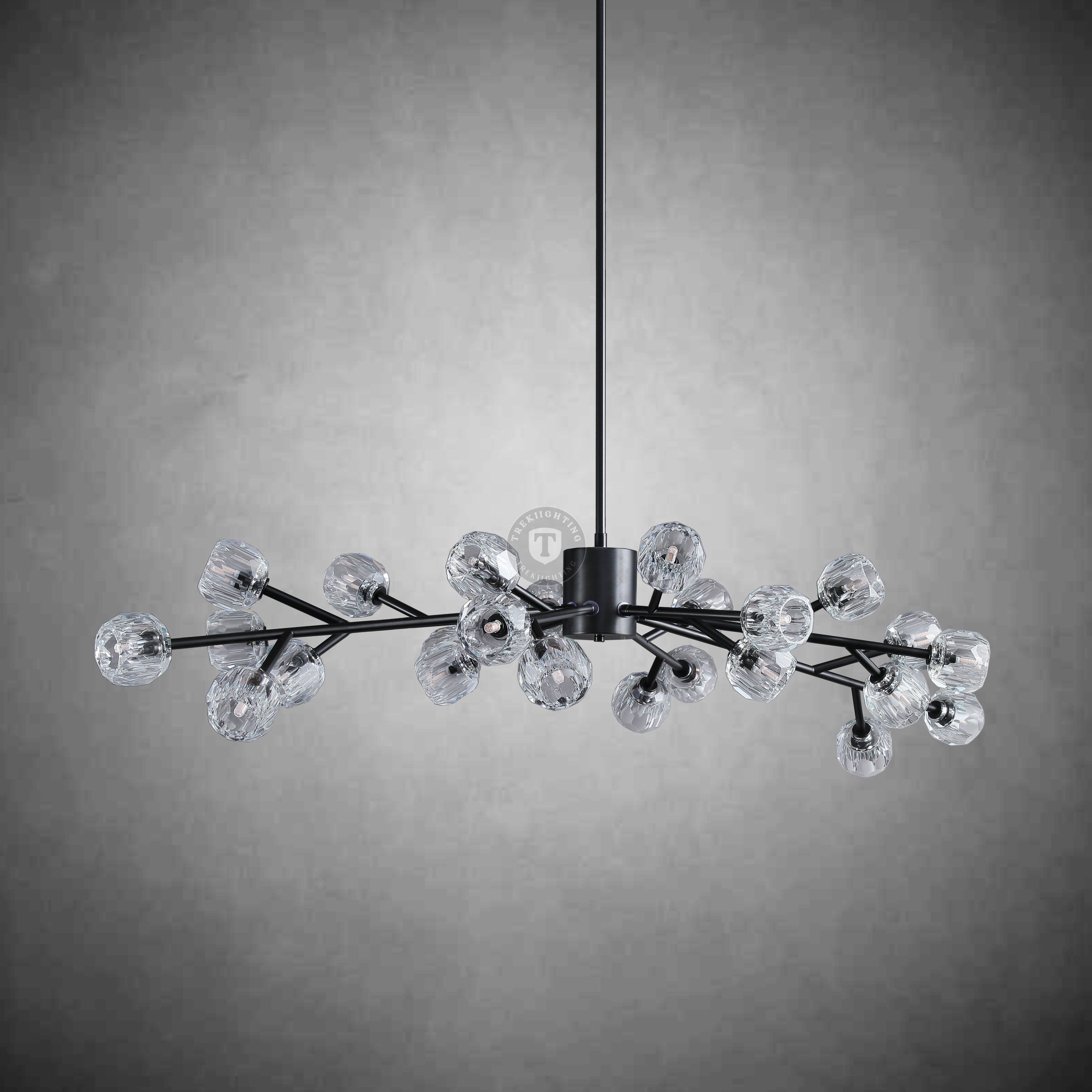 Boulo De Cristal Glass Round Chandelier