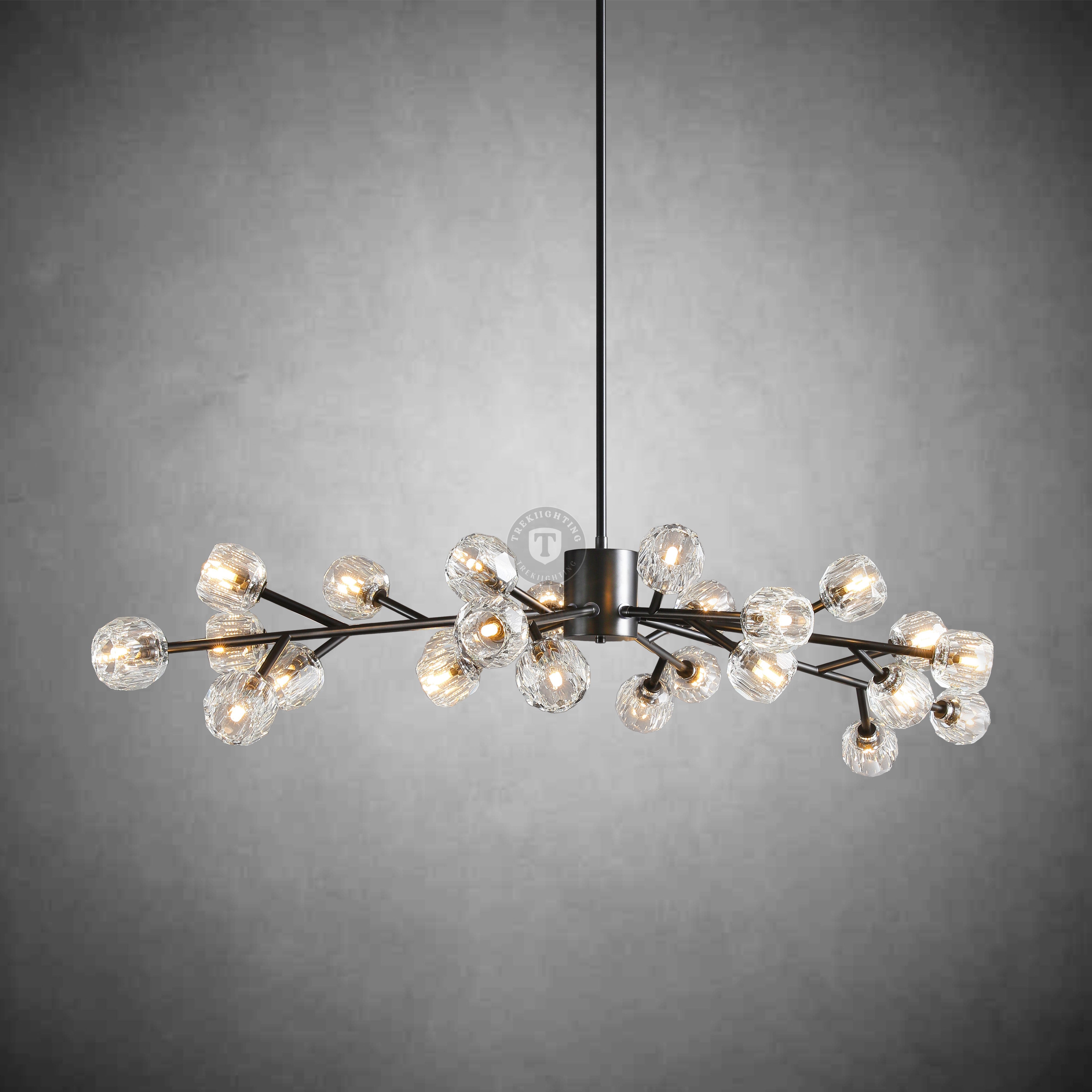 Boulo De Cristal Glass Round Chandelier