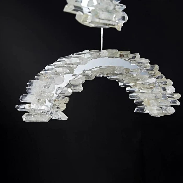 Rose Rock Crystal Chandelier Contemporary Chandelier Office