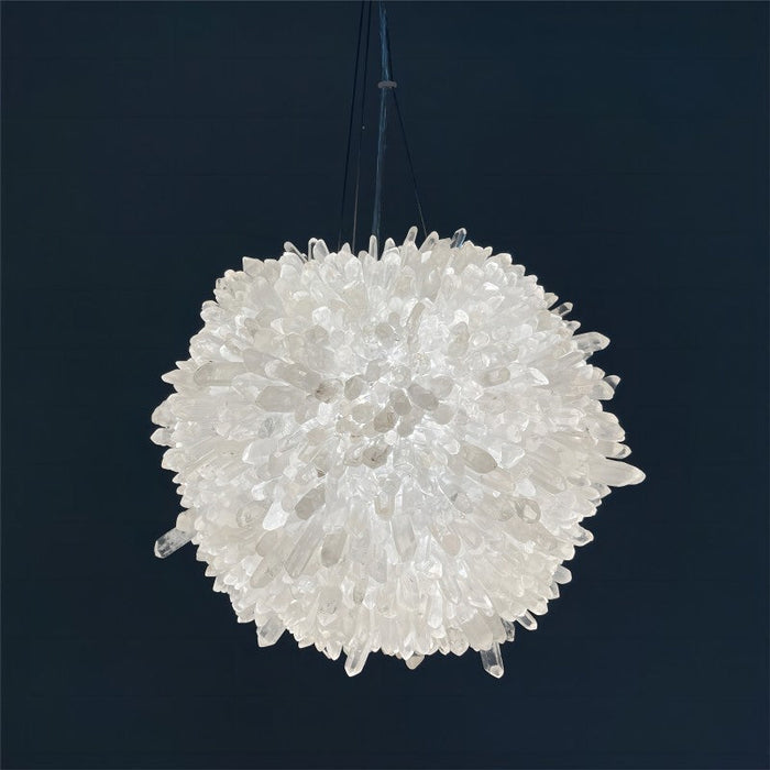 Rose Rock Crystal Creative Pendant Island Chandelier
