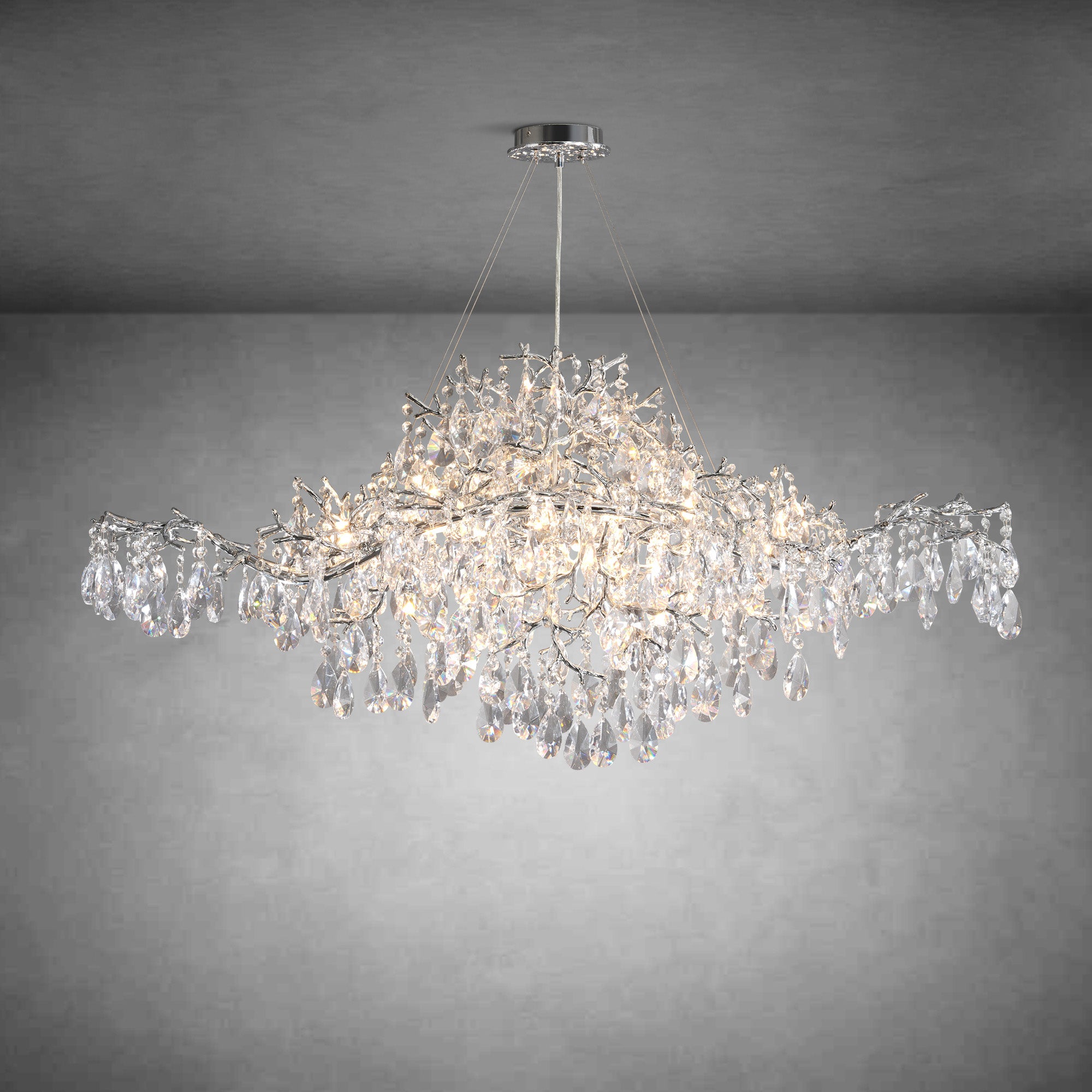 Modern Tree Crystal Chandelier