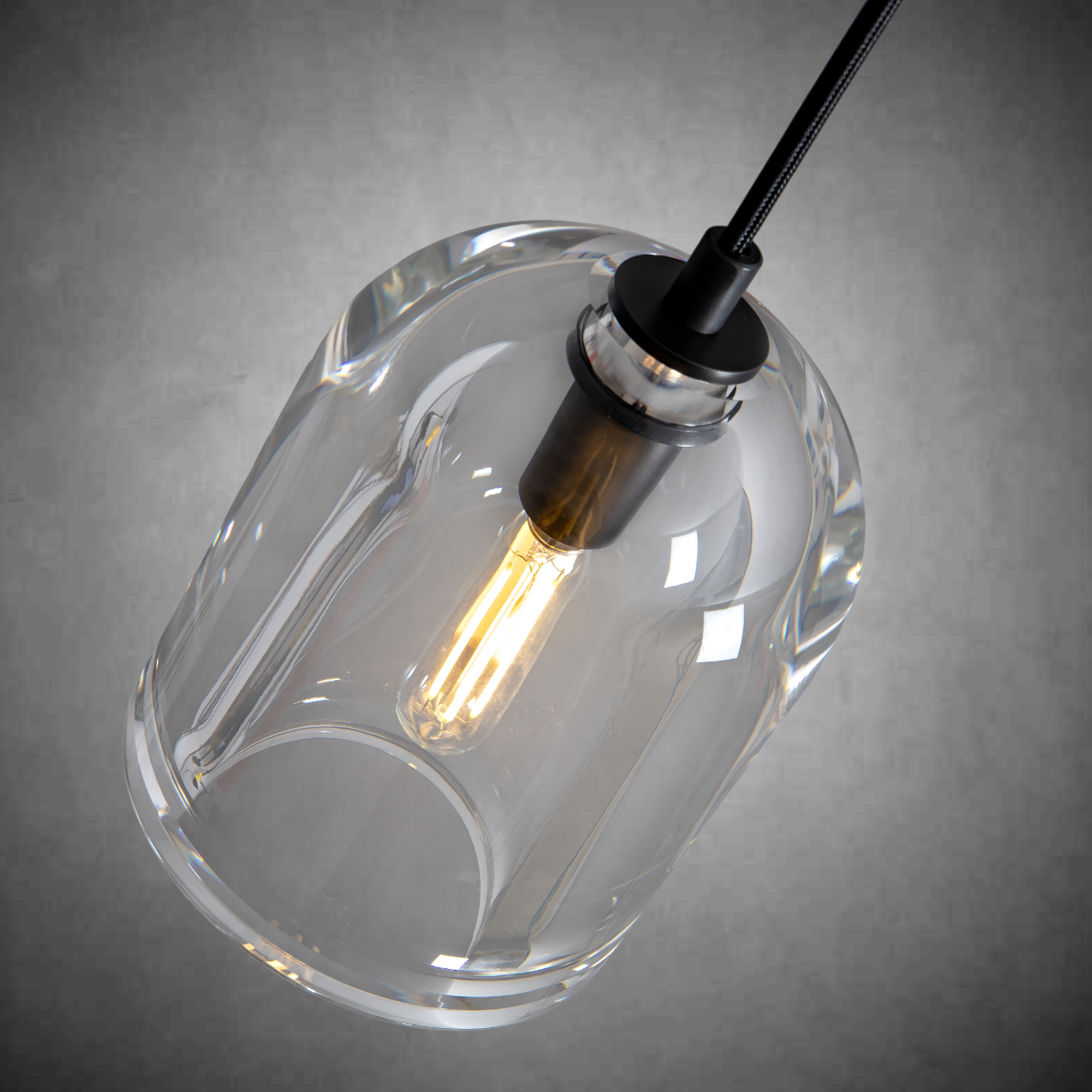 Crystal Modern Bell-Shaped Pendant Light