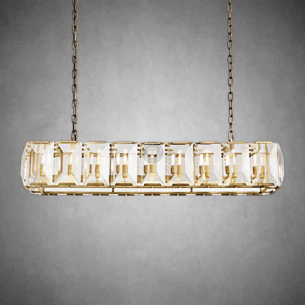 Harley Crystal Rectangular Chandelier