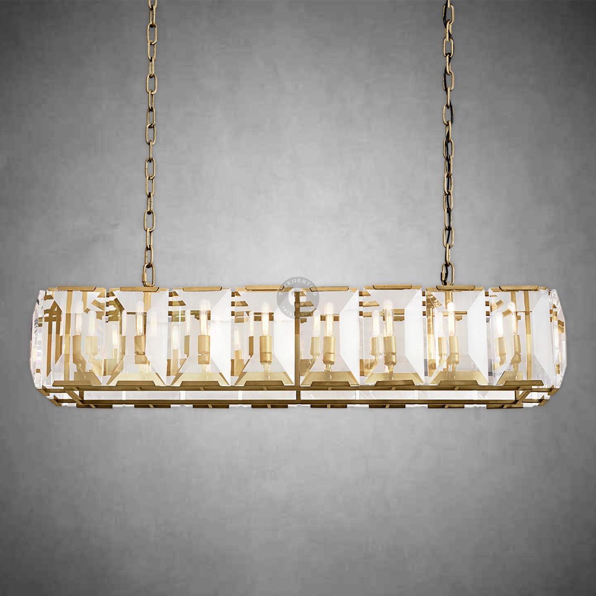 Harley Crystal Rectangular Chandelier