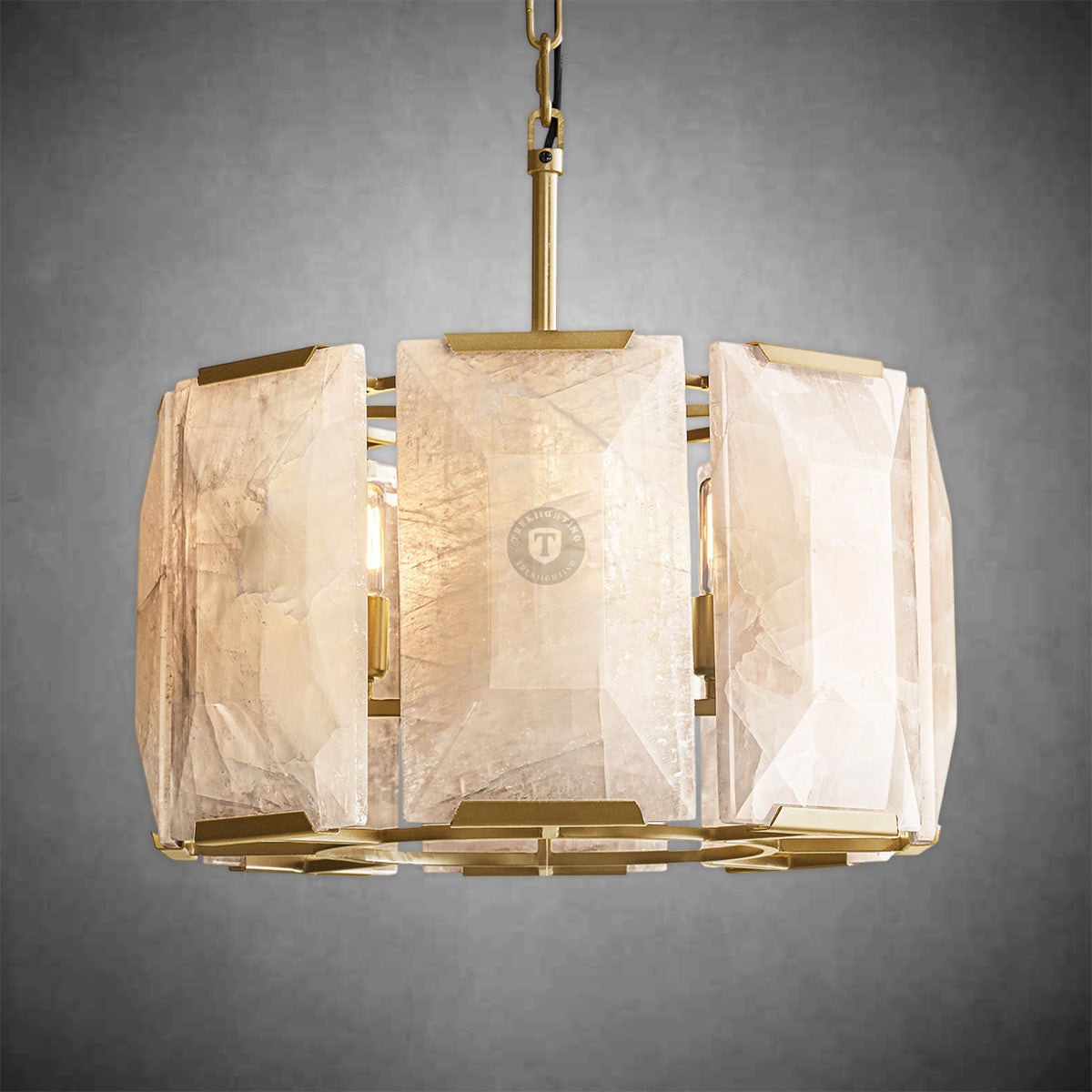 Harley Calcite Round Chandelier