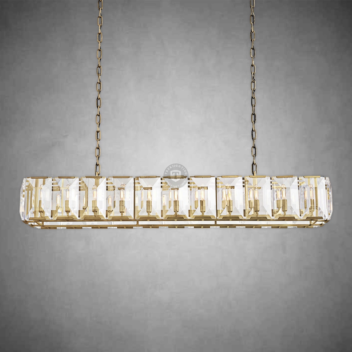 Harley Crystal Rectangular Chandelier