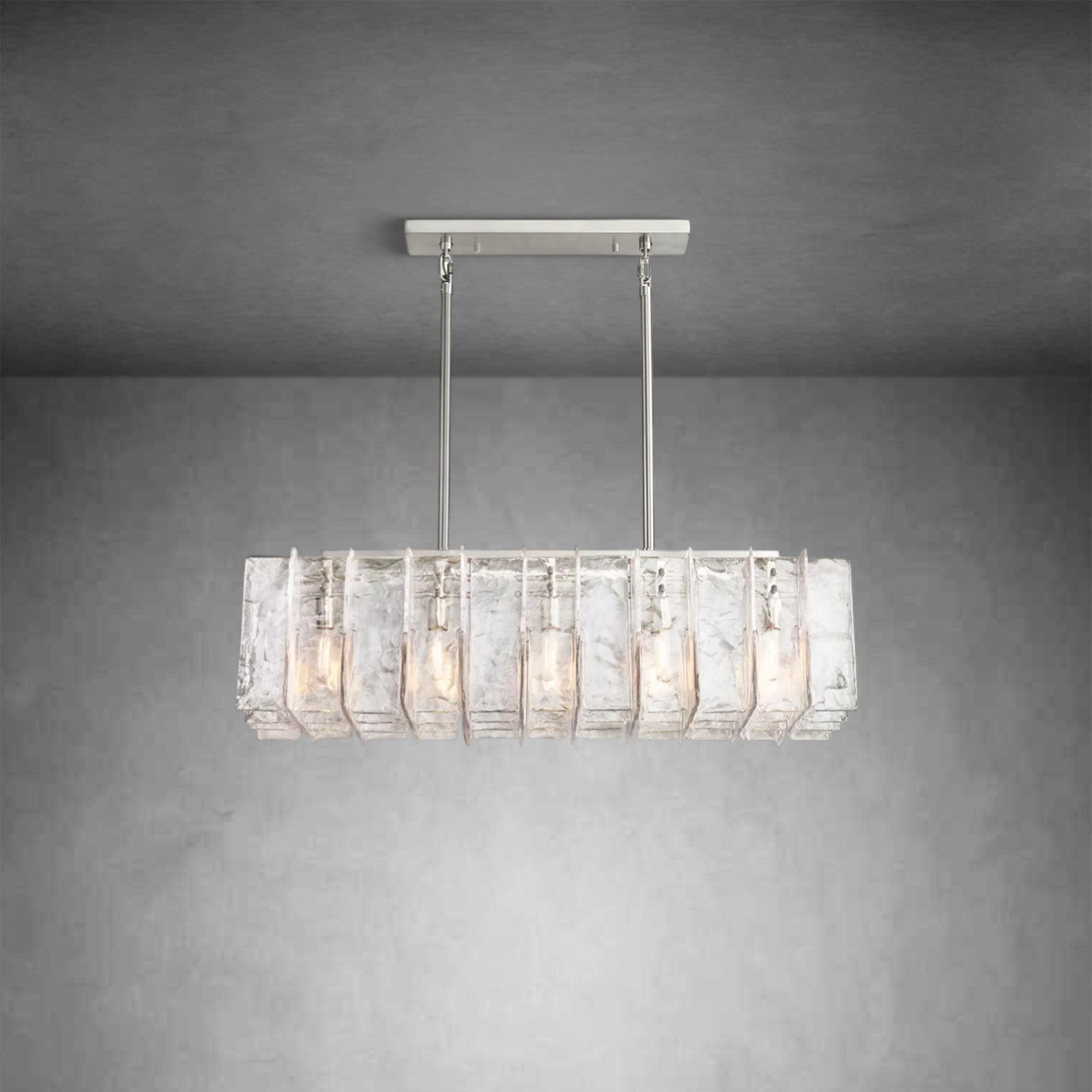 Latice Rectangular Chandelier