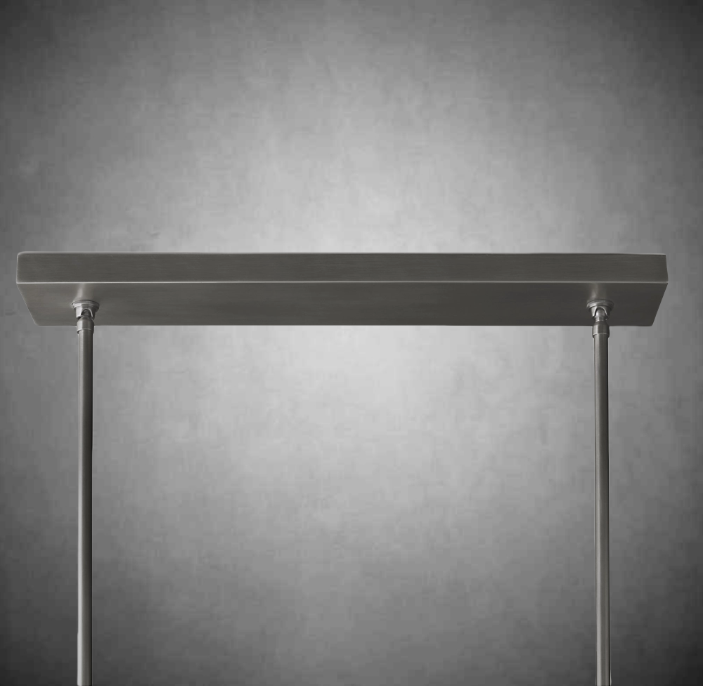 Boulo De Cristal Glass Double Linear Chandelier